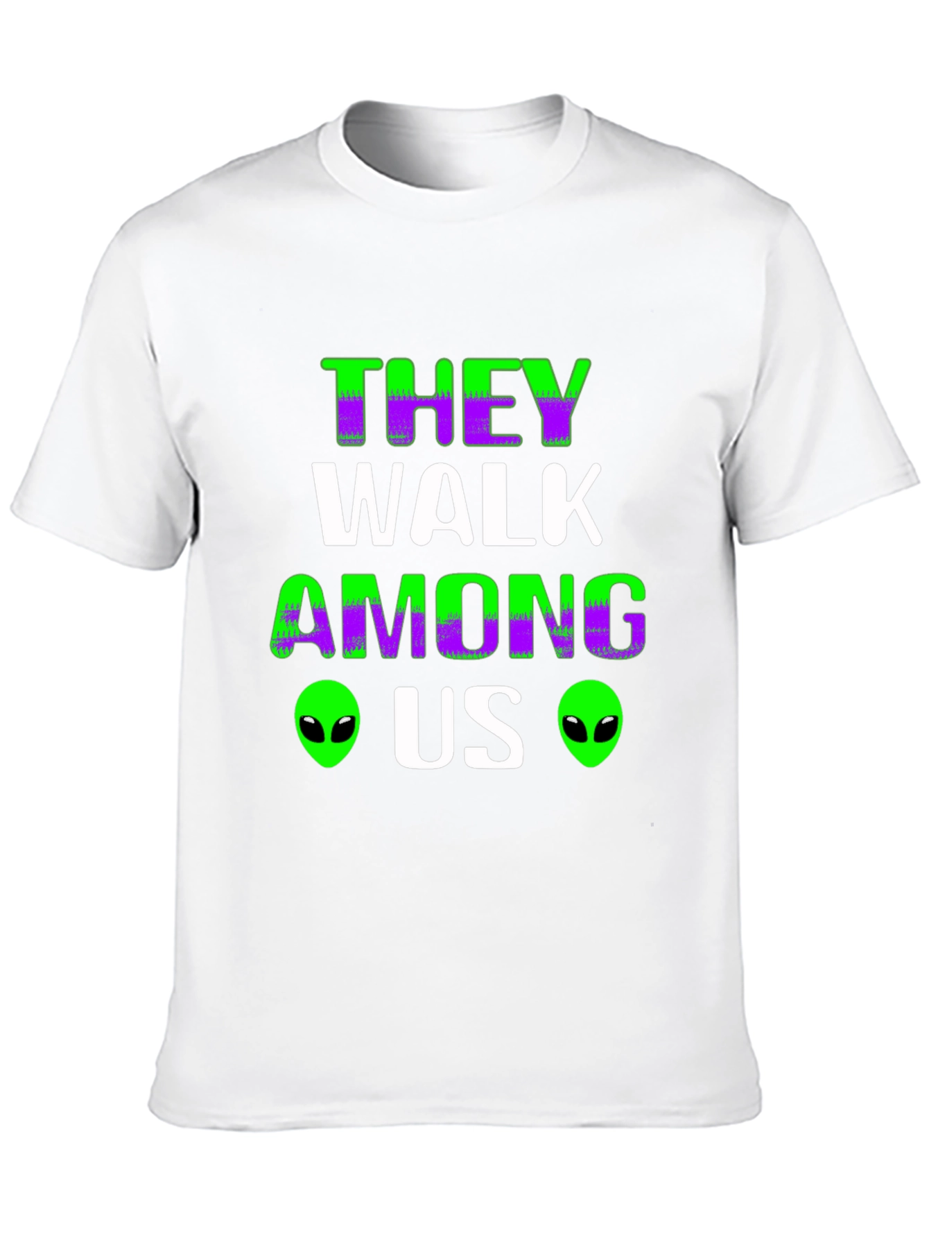 They Walk Among Us Alien Graphic T-Shirt