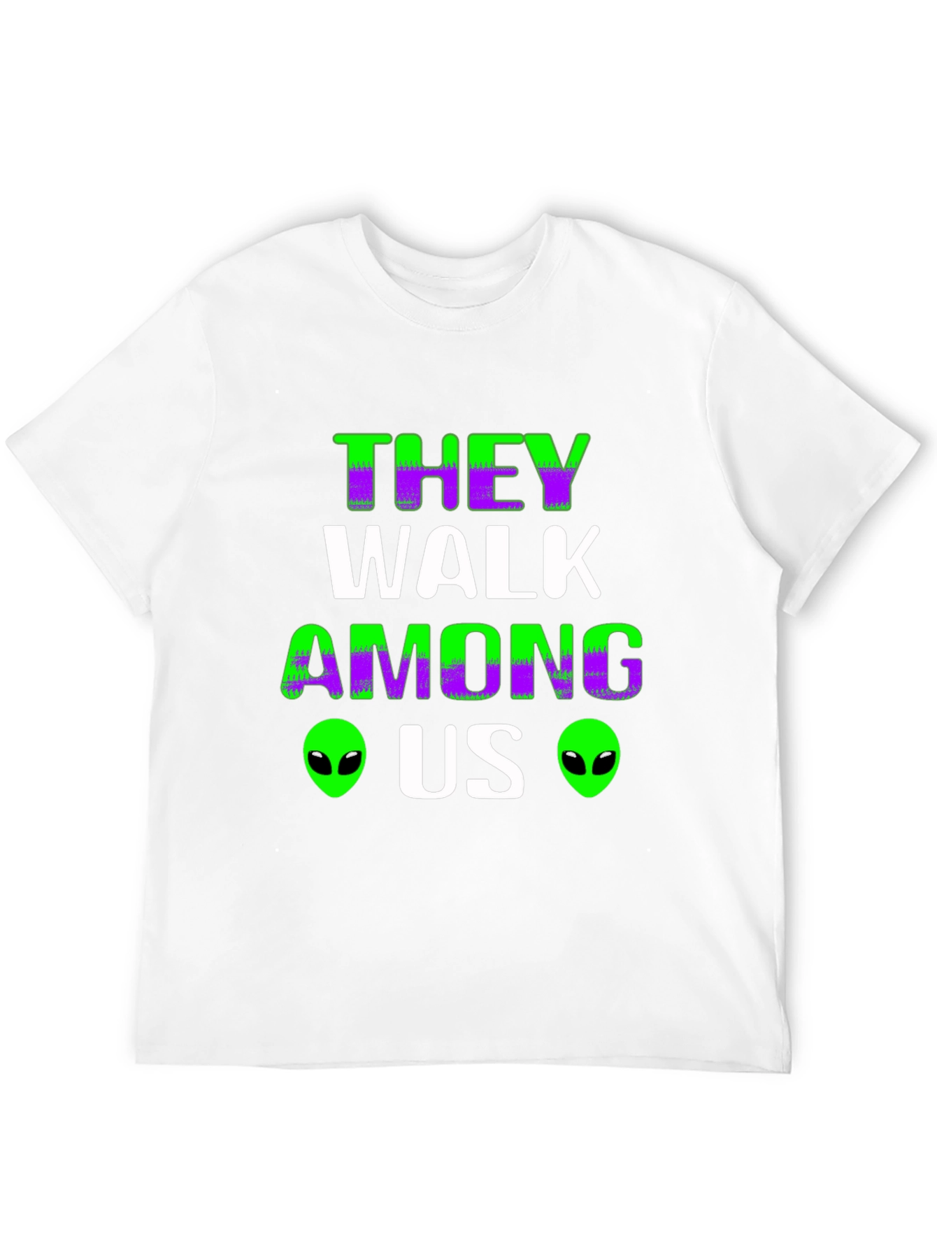 They Walk Among Us Alien Graphic T-Shirt
