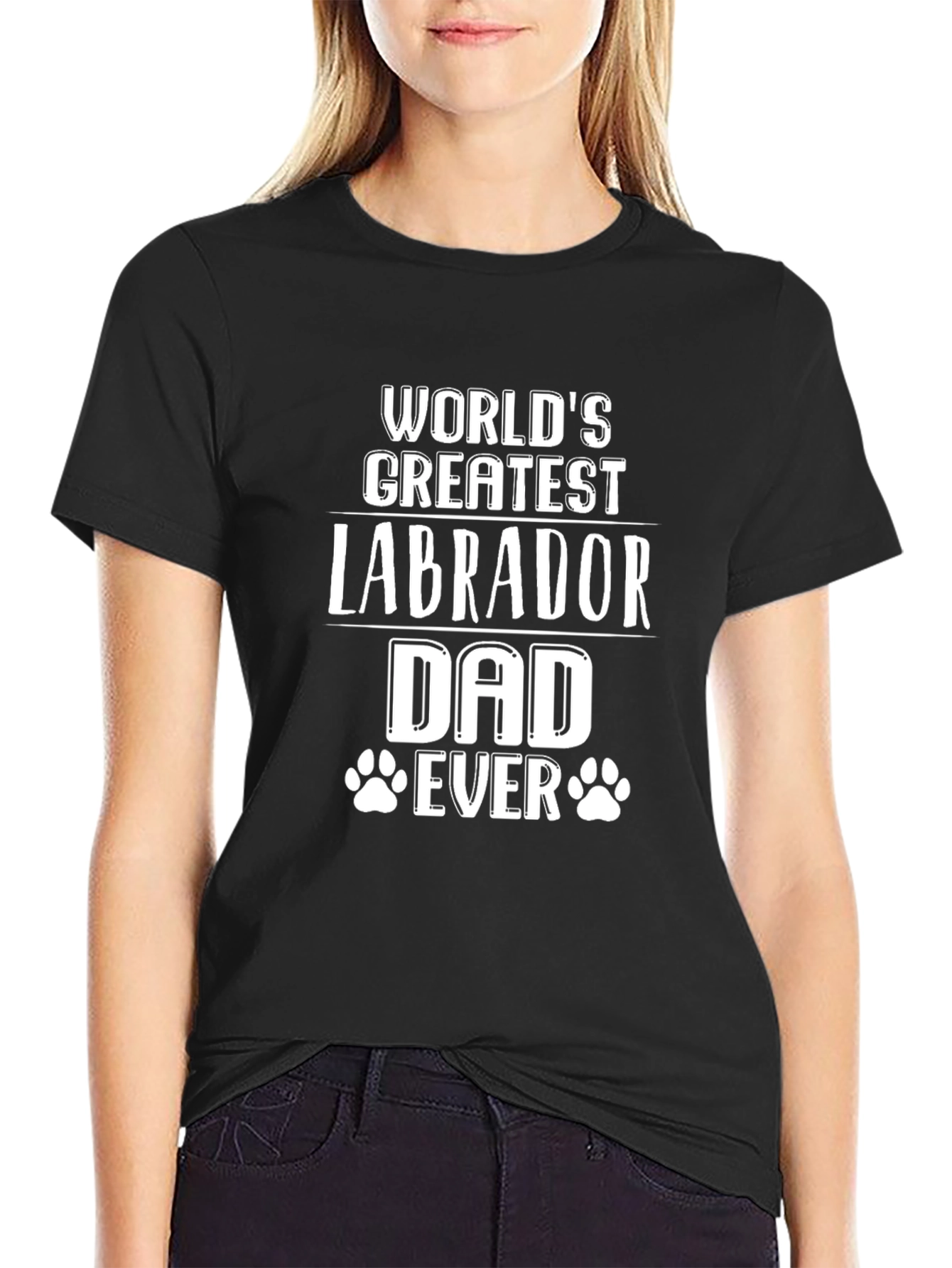 World’s Greatest Labrador Dad Ever T-Shirt – Dog Lover Graphic Tee