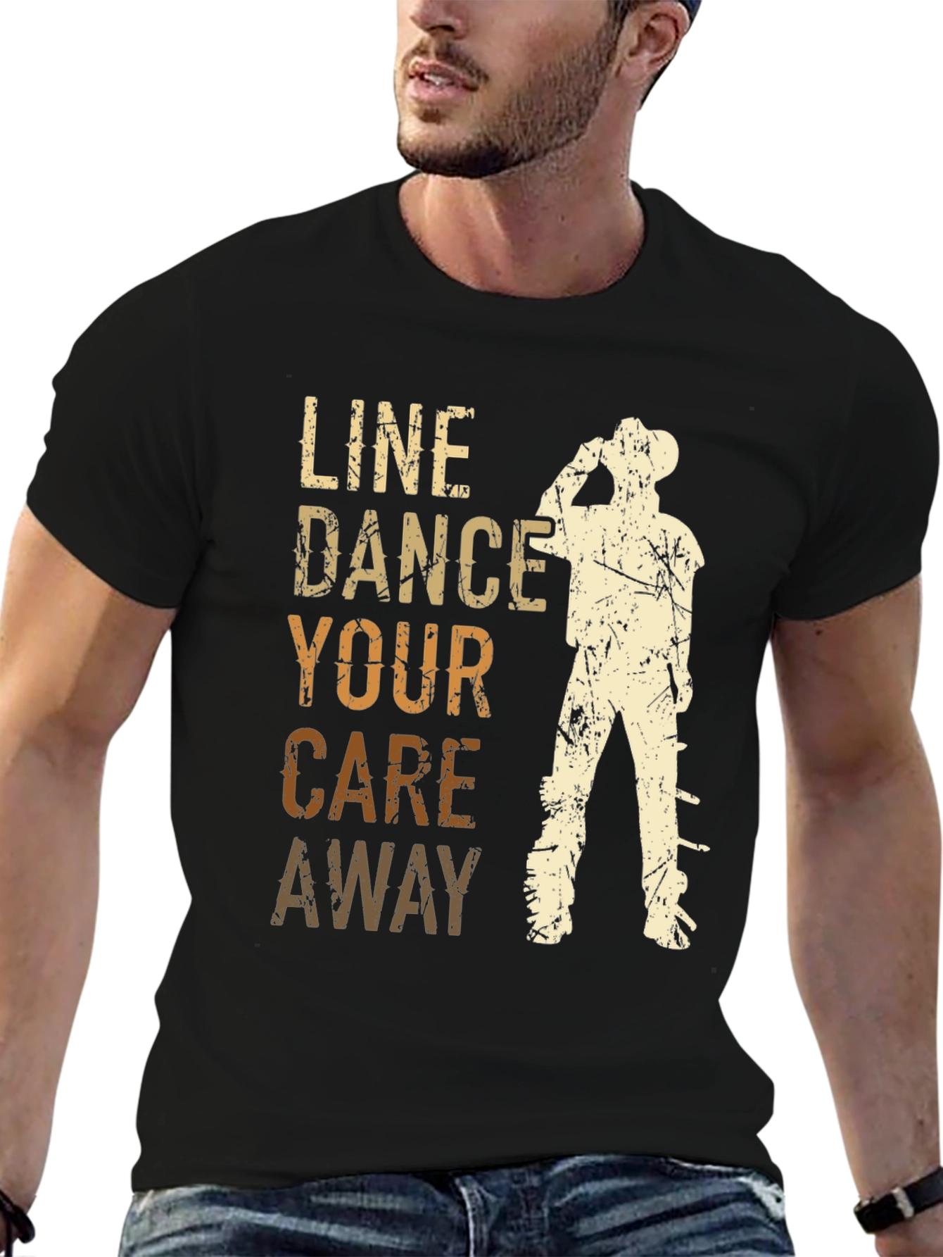 Line Dance Your Care Away T-Shirt