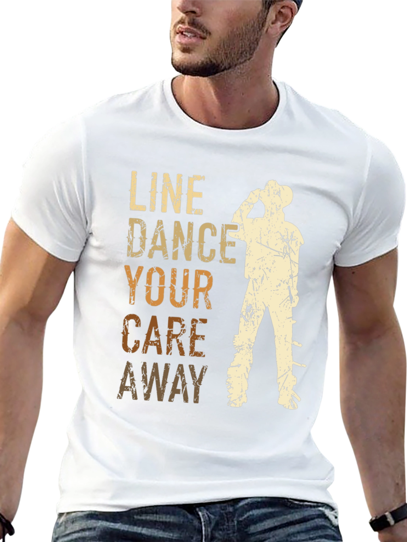 Line Dance Your Care Away T-Shirt