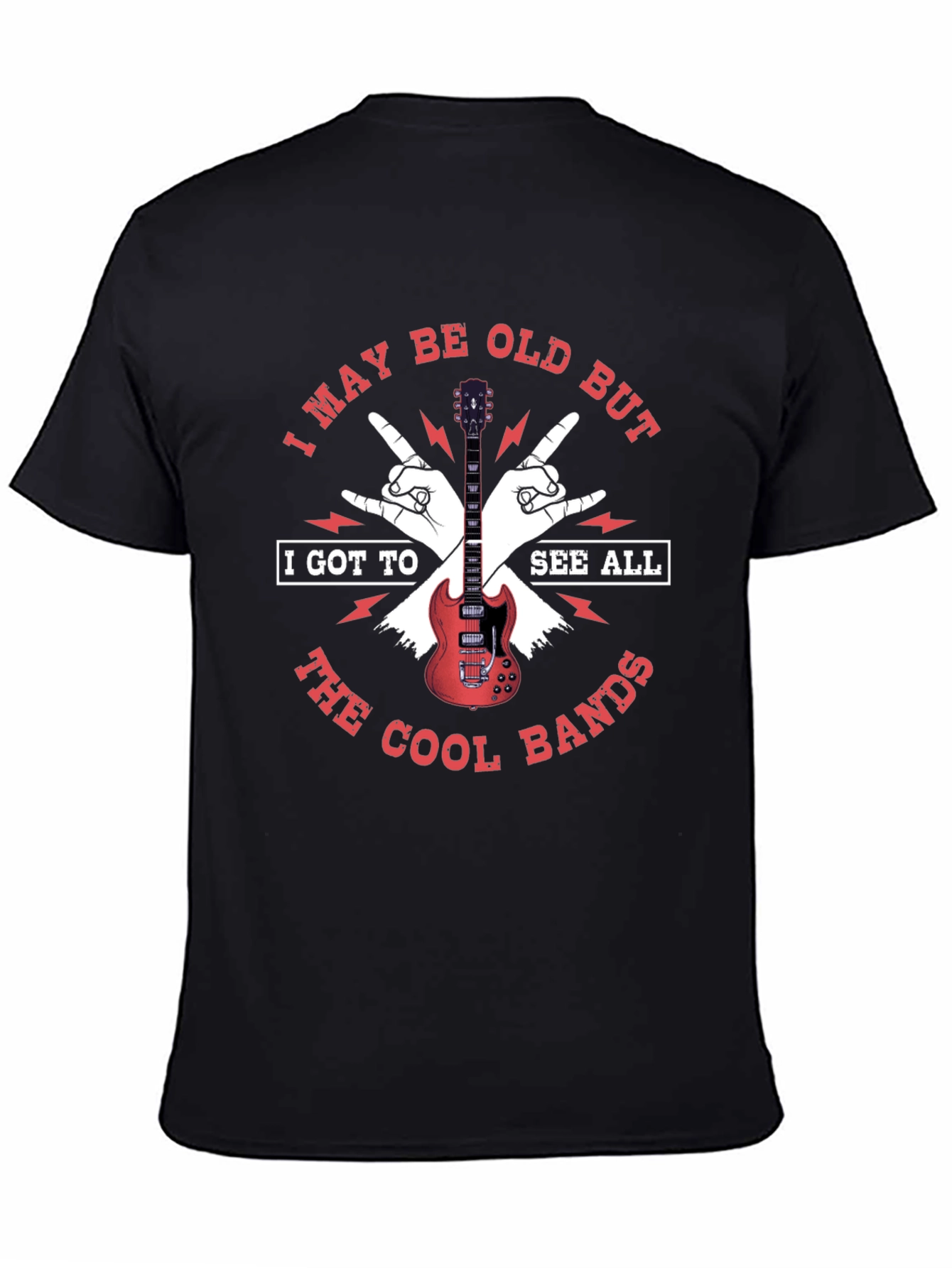Cool Bands T-Shirt - Rock and Roll Music Tee