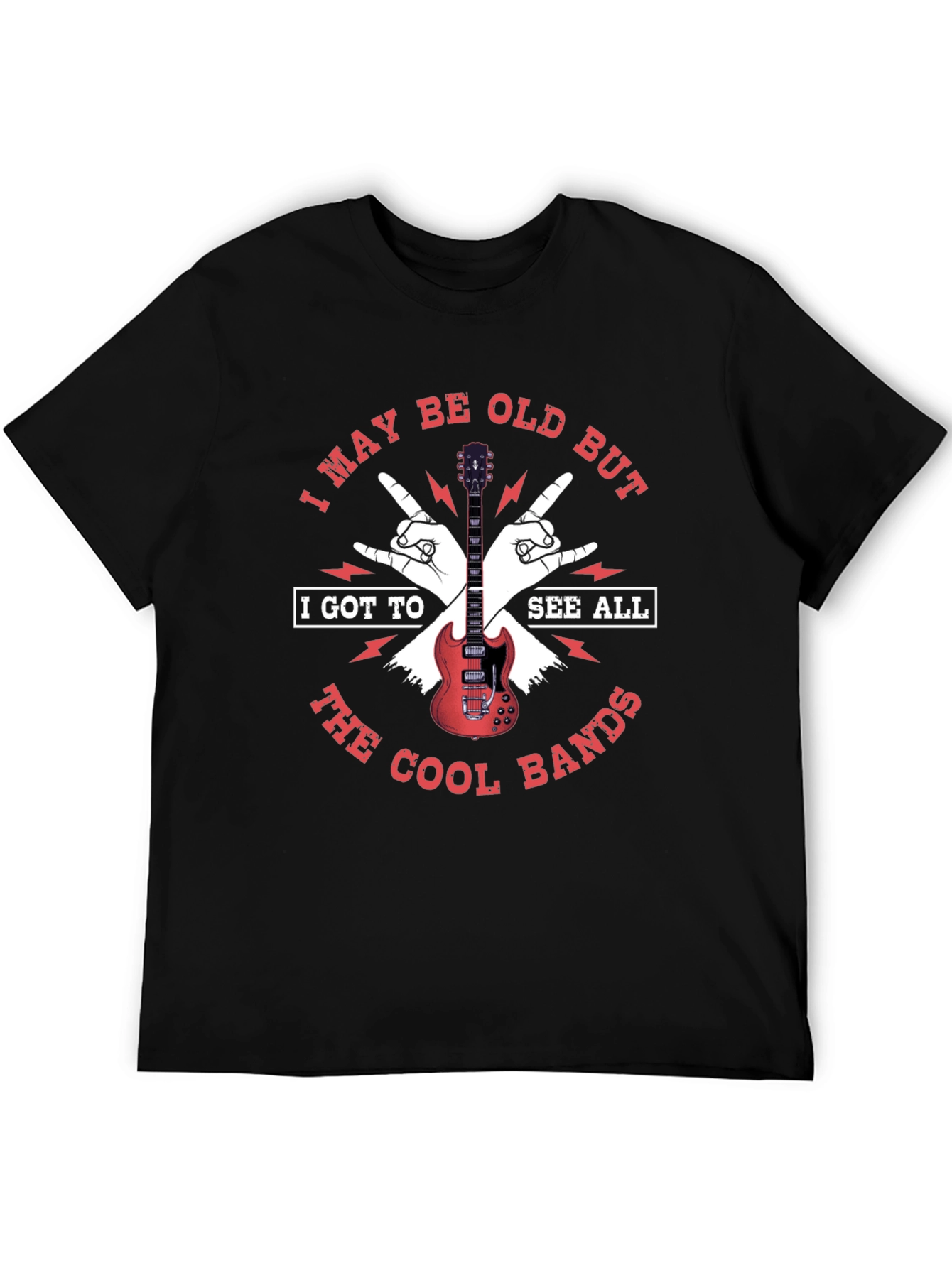 Cool Bands T-Shirt - Rock and Roll Music Tee