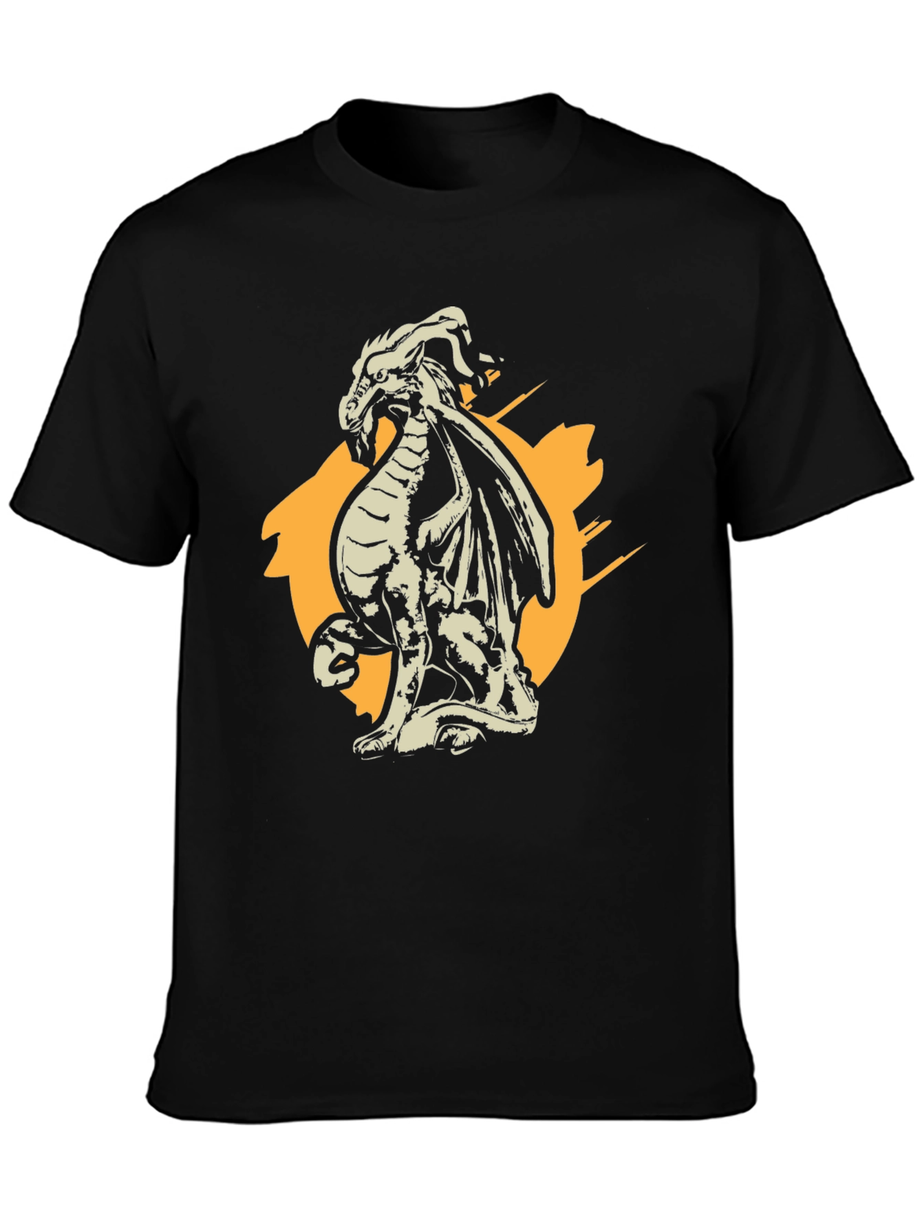 Dragon Graphic Tee - Black