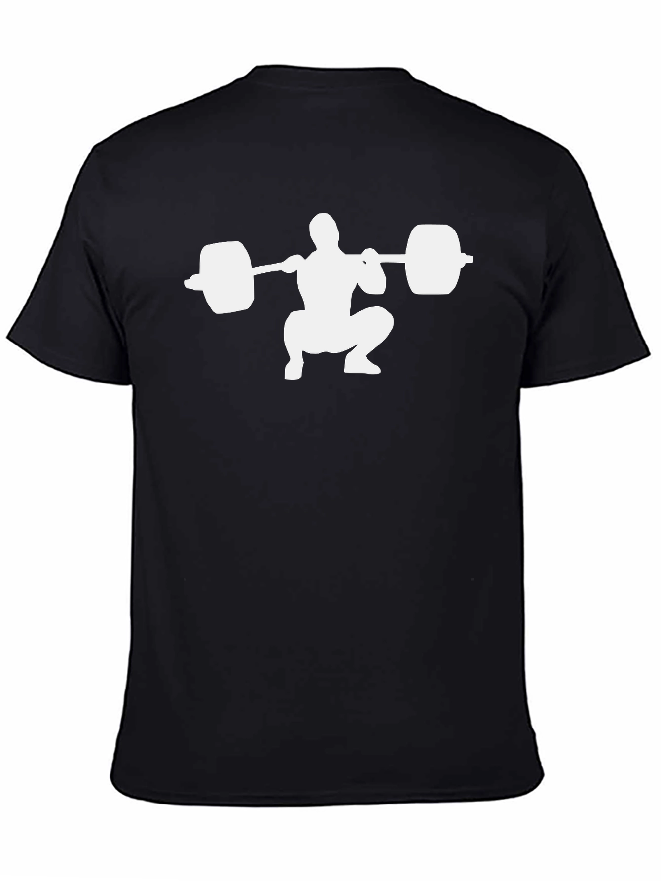 Squat Silhouette Graphic Tee - Black