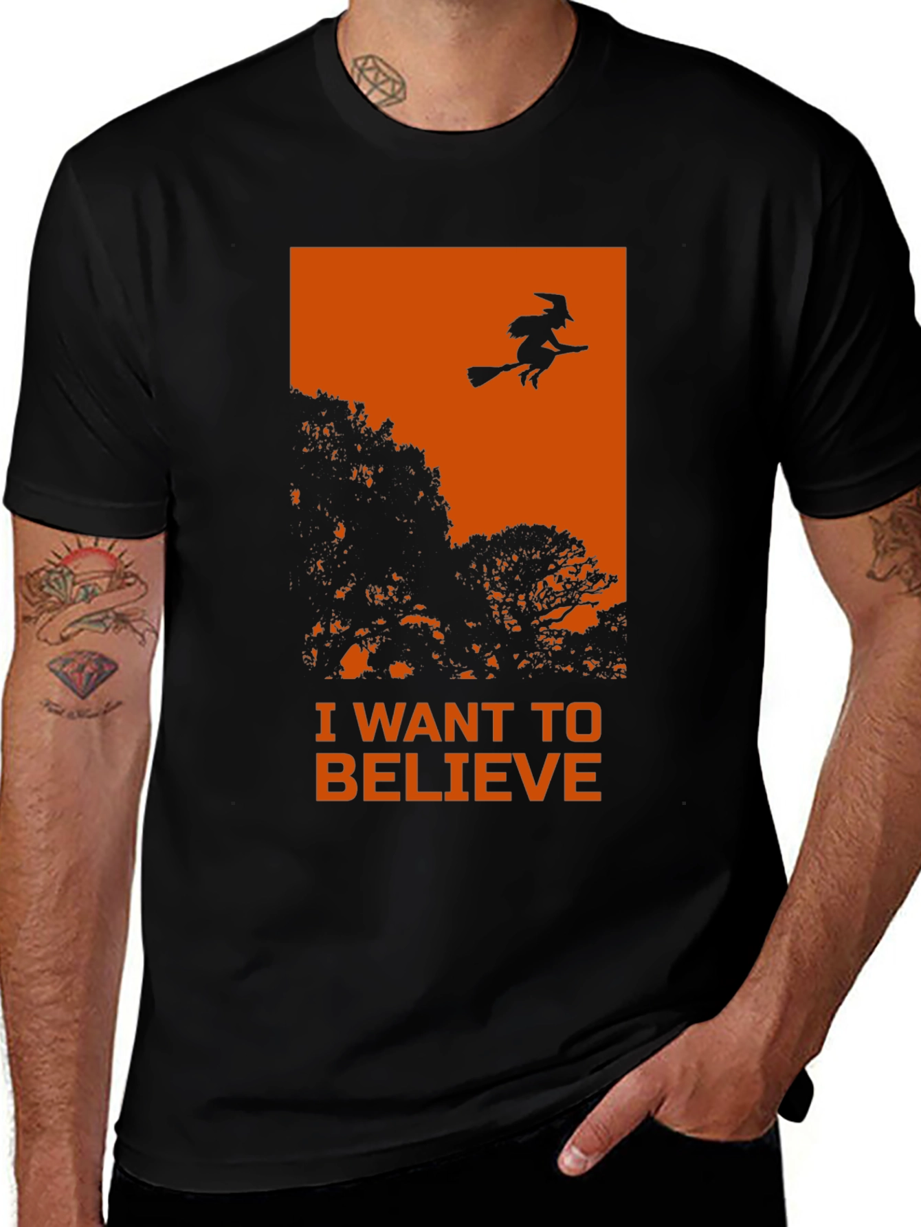 I Want To Believe Witch T-Shirt