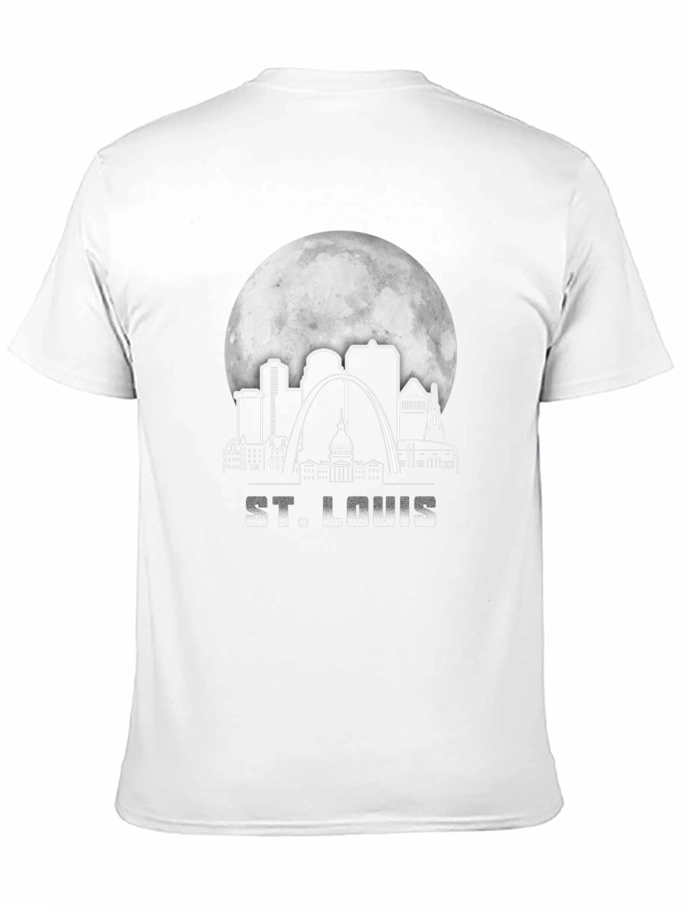 St. Louis Skyline Black Graphic Tee