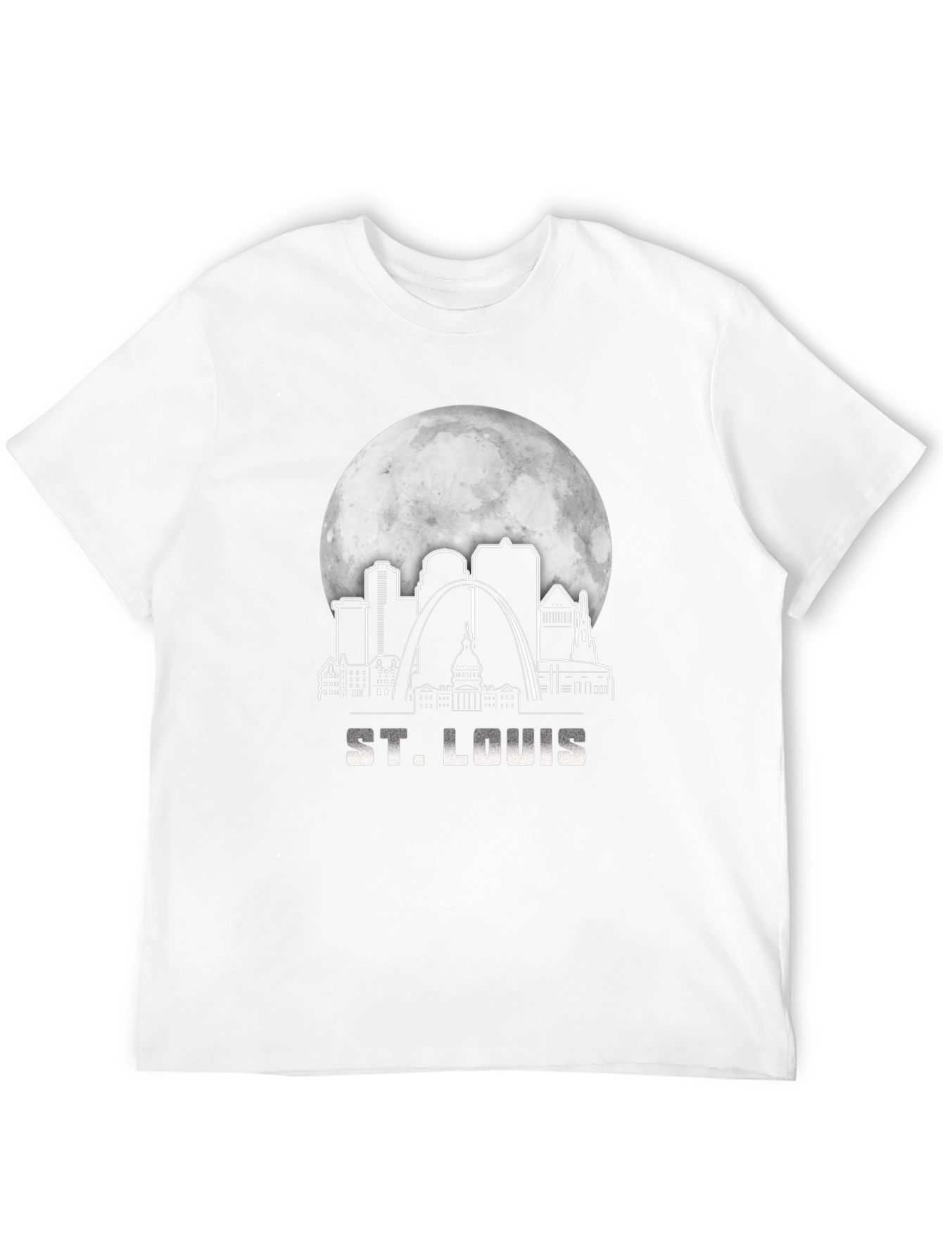 St. Louis Skyline Black Graphic Tee