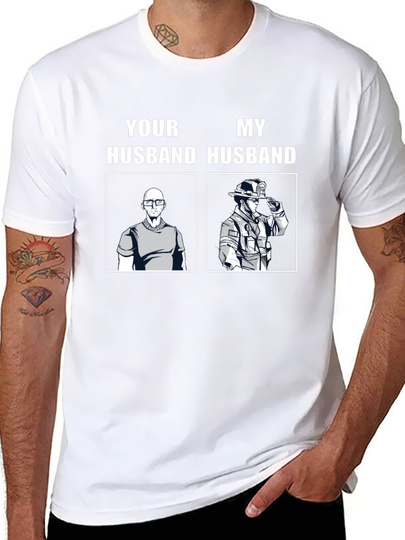 Your Husband My Husband T-Shirt Occupation Humor Tee