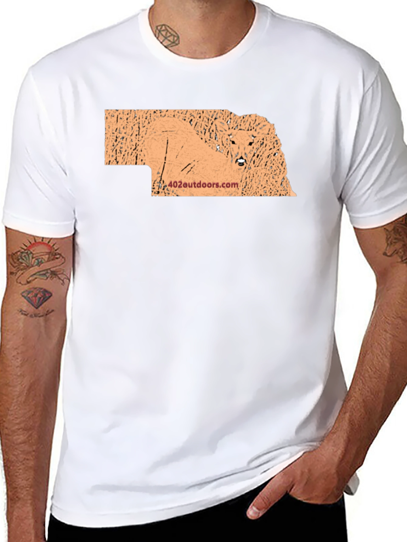 Nebraska Deer T-Shirt - 402 Outdoors