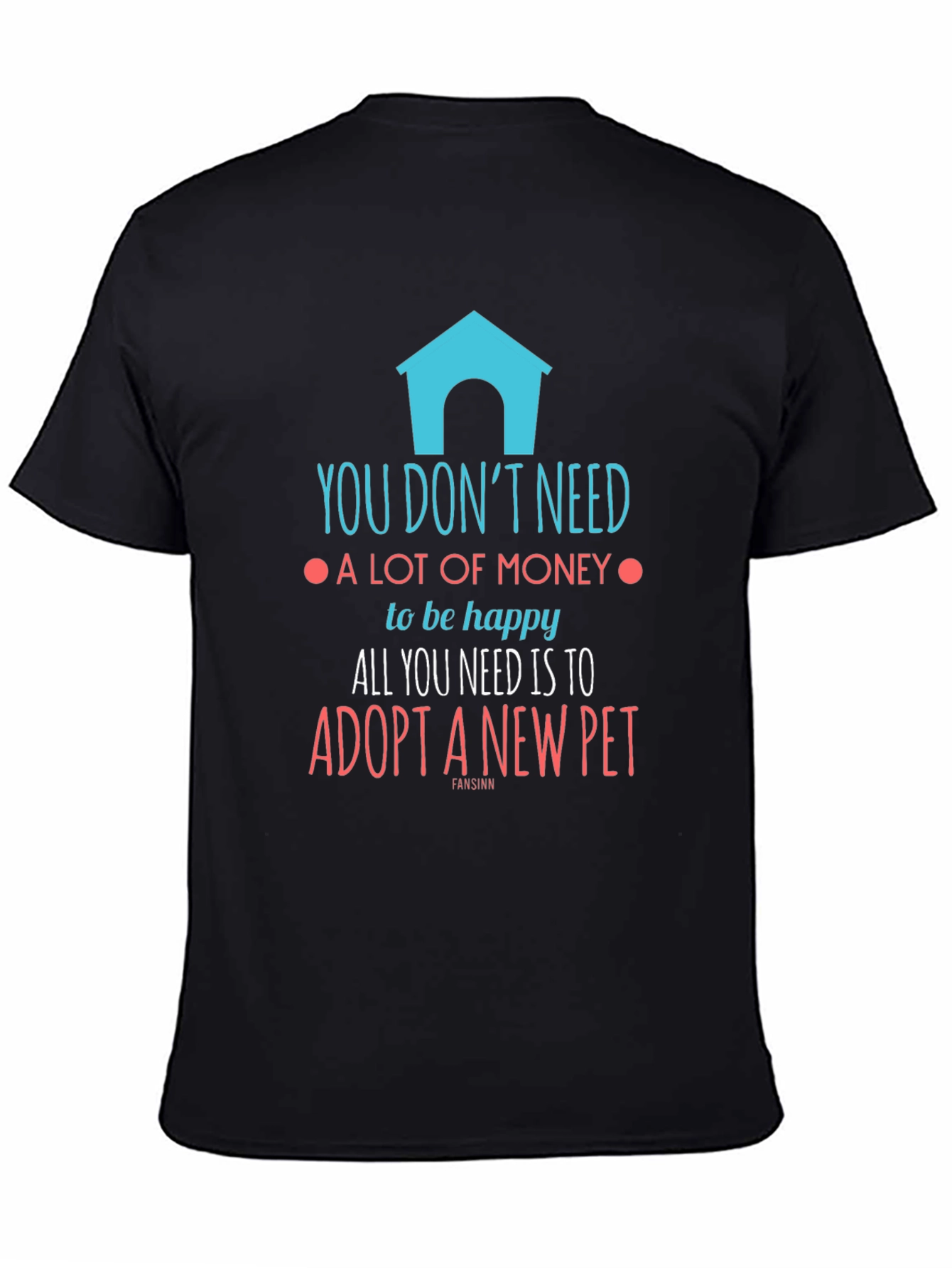 Adopt a Pet Graphic T-Shirt – “Love Doesn’t Have a Price Tag” Dog Lover Tee