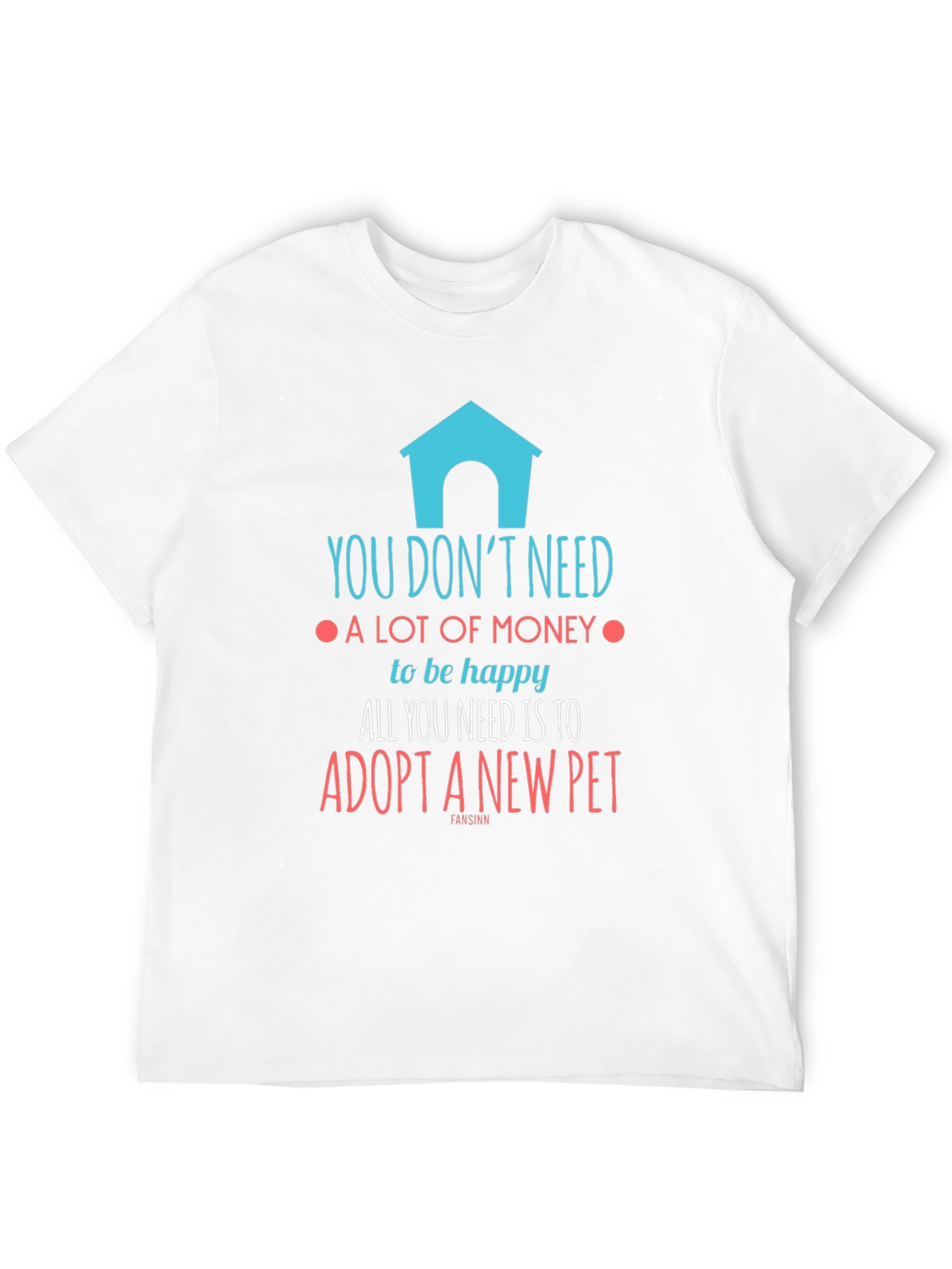 Adopt a Pet Graphic T-Shirt – “Love Doesn’t Have a Price Tag” Dog Lover Tee
