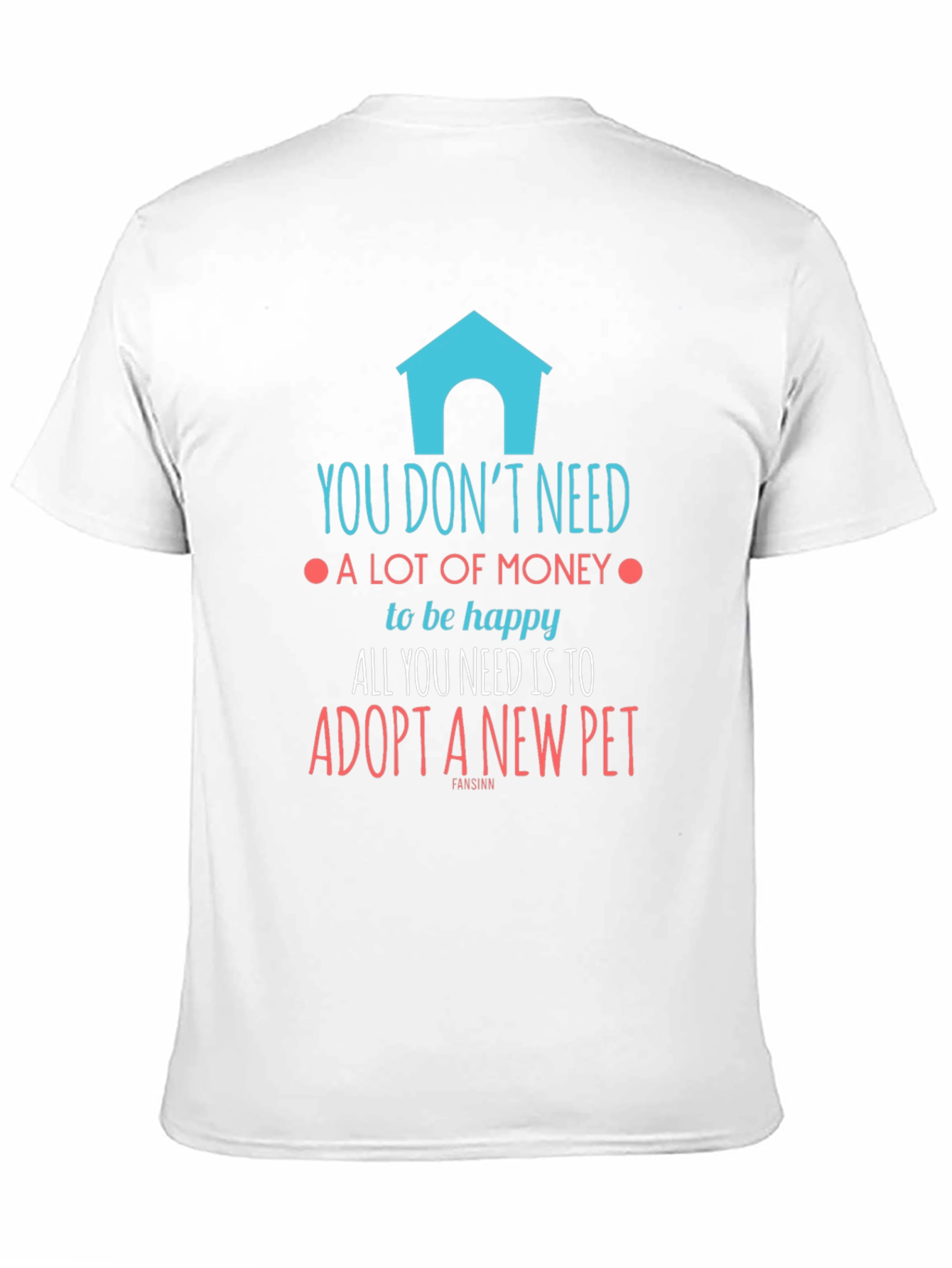 Adopt a Pet Graphic T-Shirt – “Love Doesn’t Have a Price Tag” Dog Lover Tee