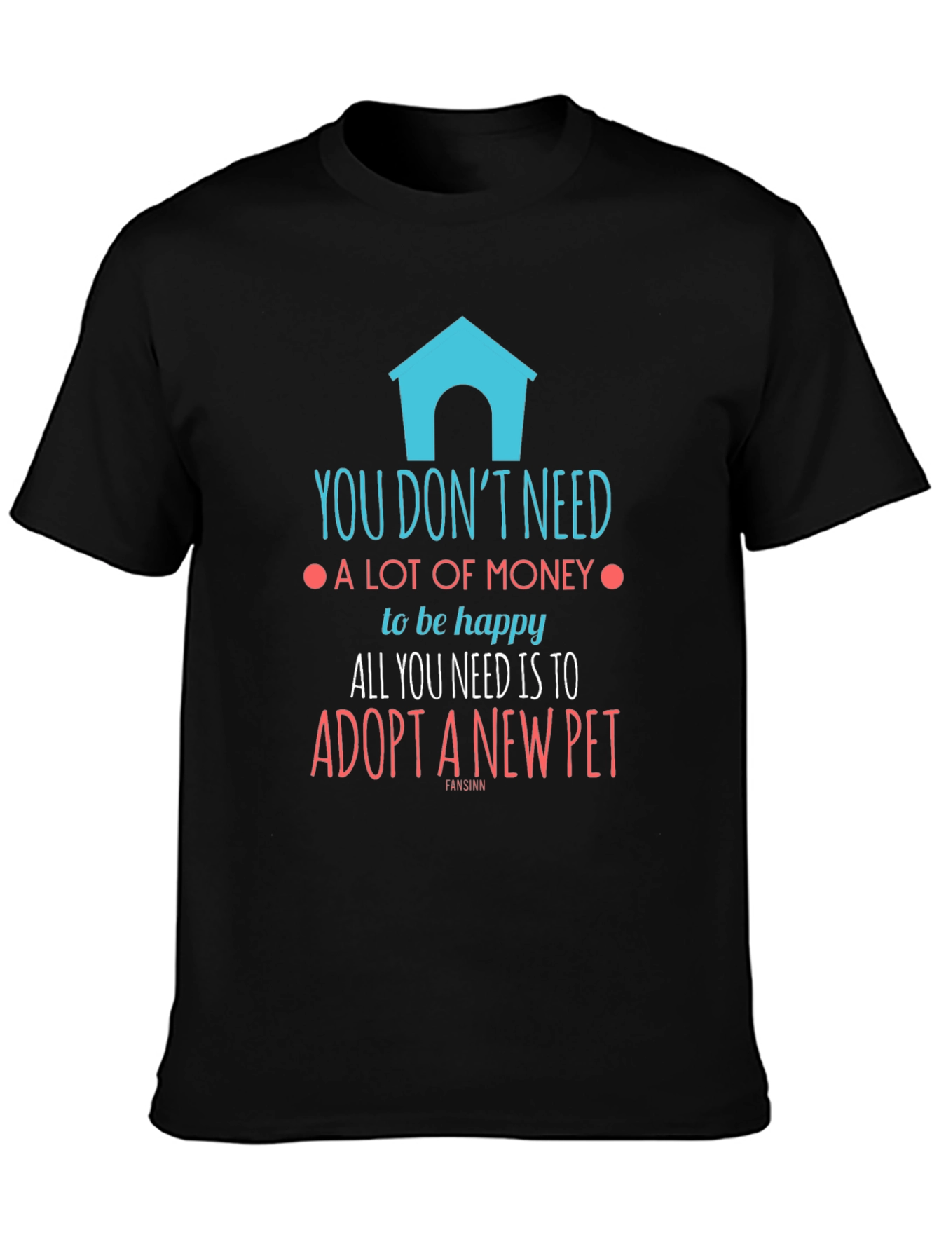 Adopt a Pet Graphic T-Shirt – “Love Doesn’t Have a Price Tag” Dog Lover Tee