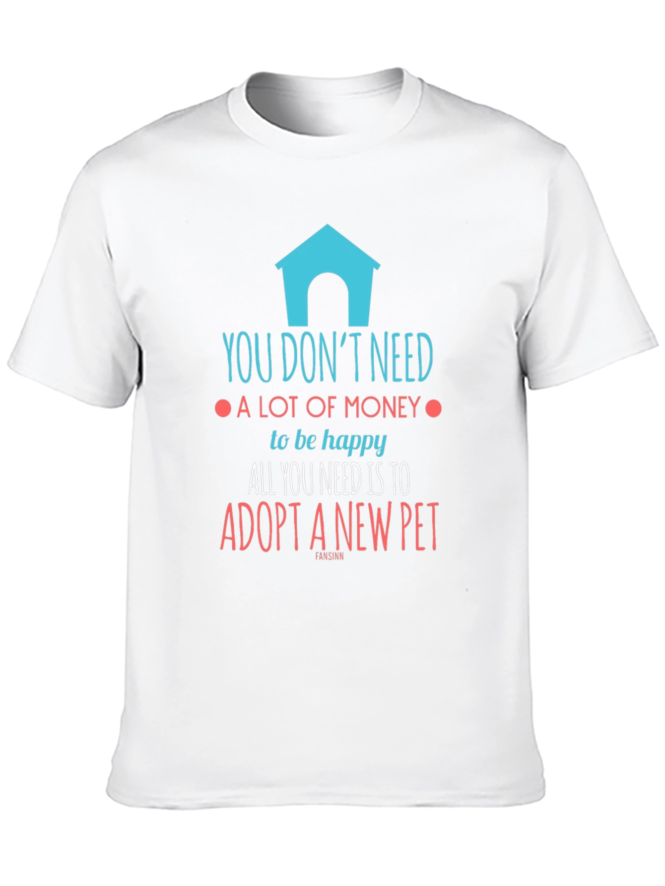 Adopt a Pet Graphic T-Shirt – “Love Doesn’t Have a Price Tag” Dog Lover Tee
