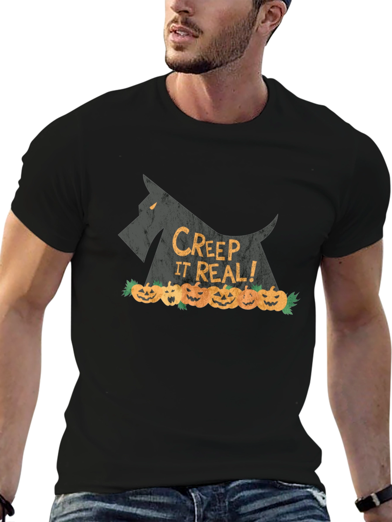 Creep It Real! Dog Halloween T-Shirt