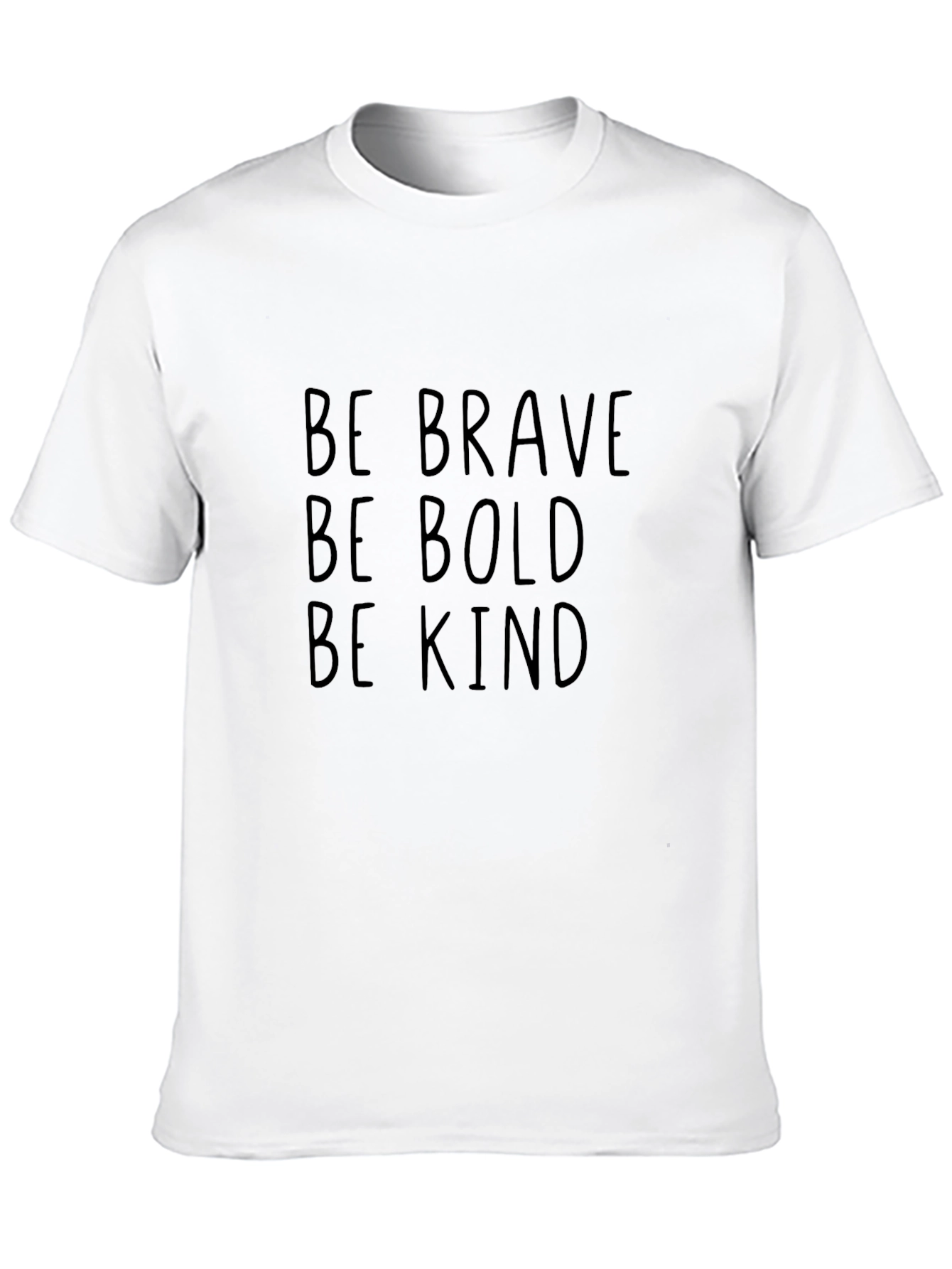 Be Brave Bold Kind Black T-Shirt
