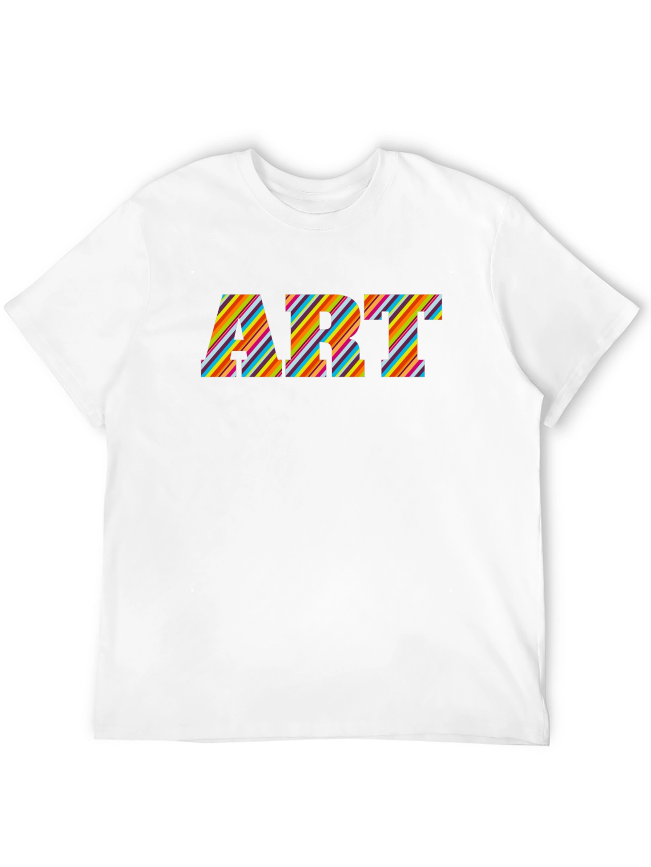 Art Striped Graphic T-Shirt
