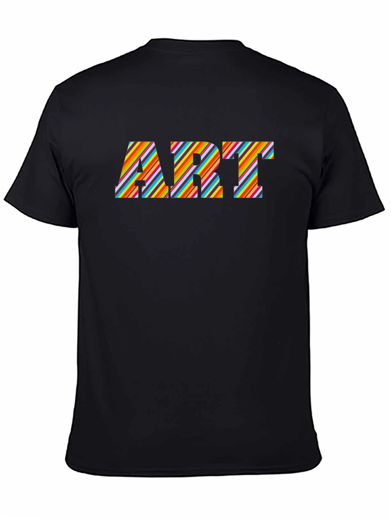 Art Striped Graphic T-Shirt