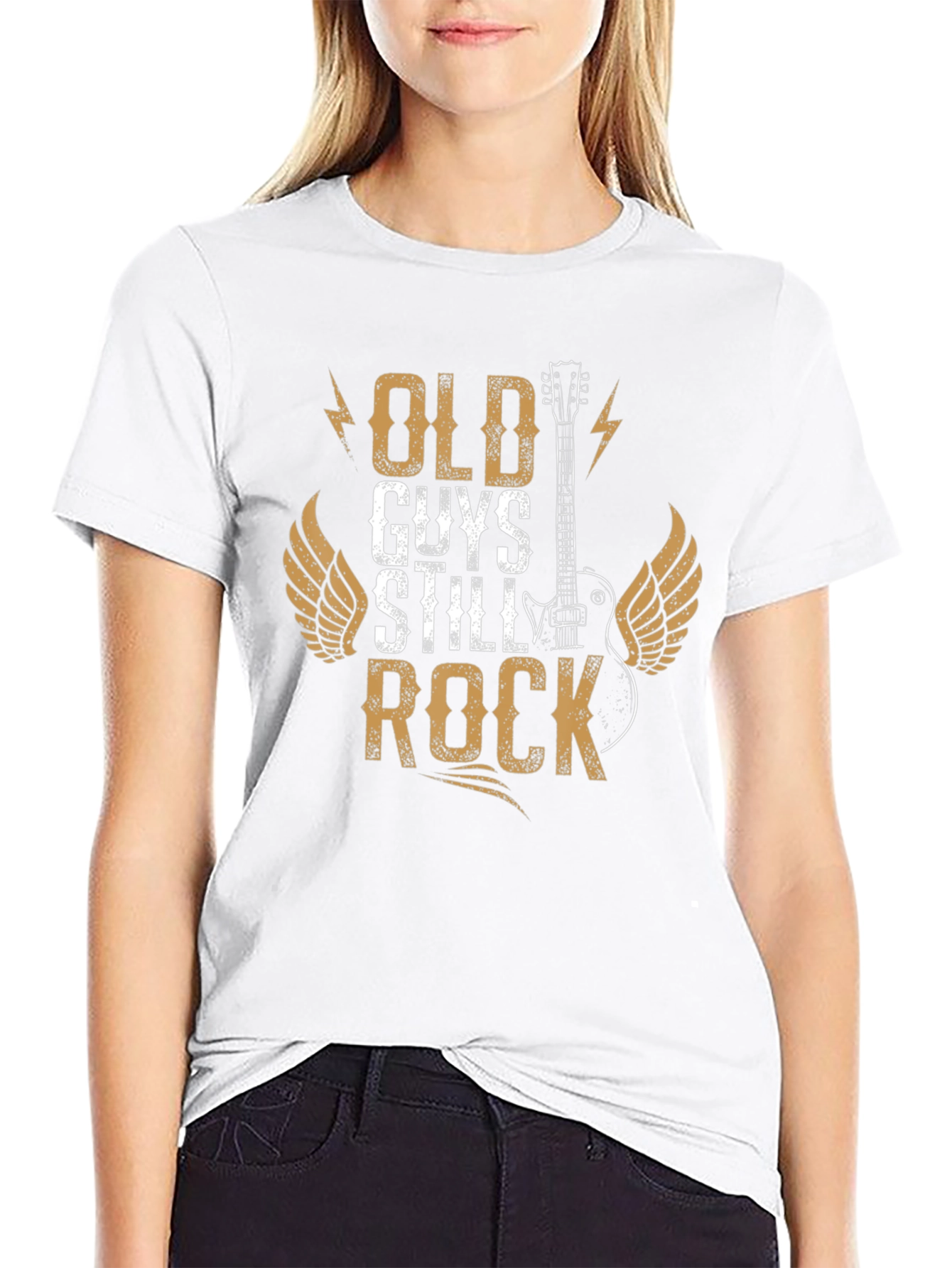 Old Guys Still Rock Graphic Tee Shirt