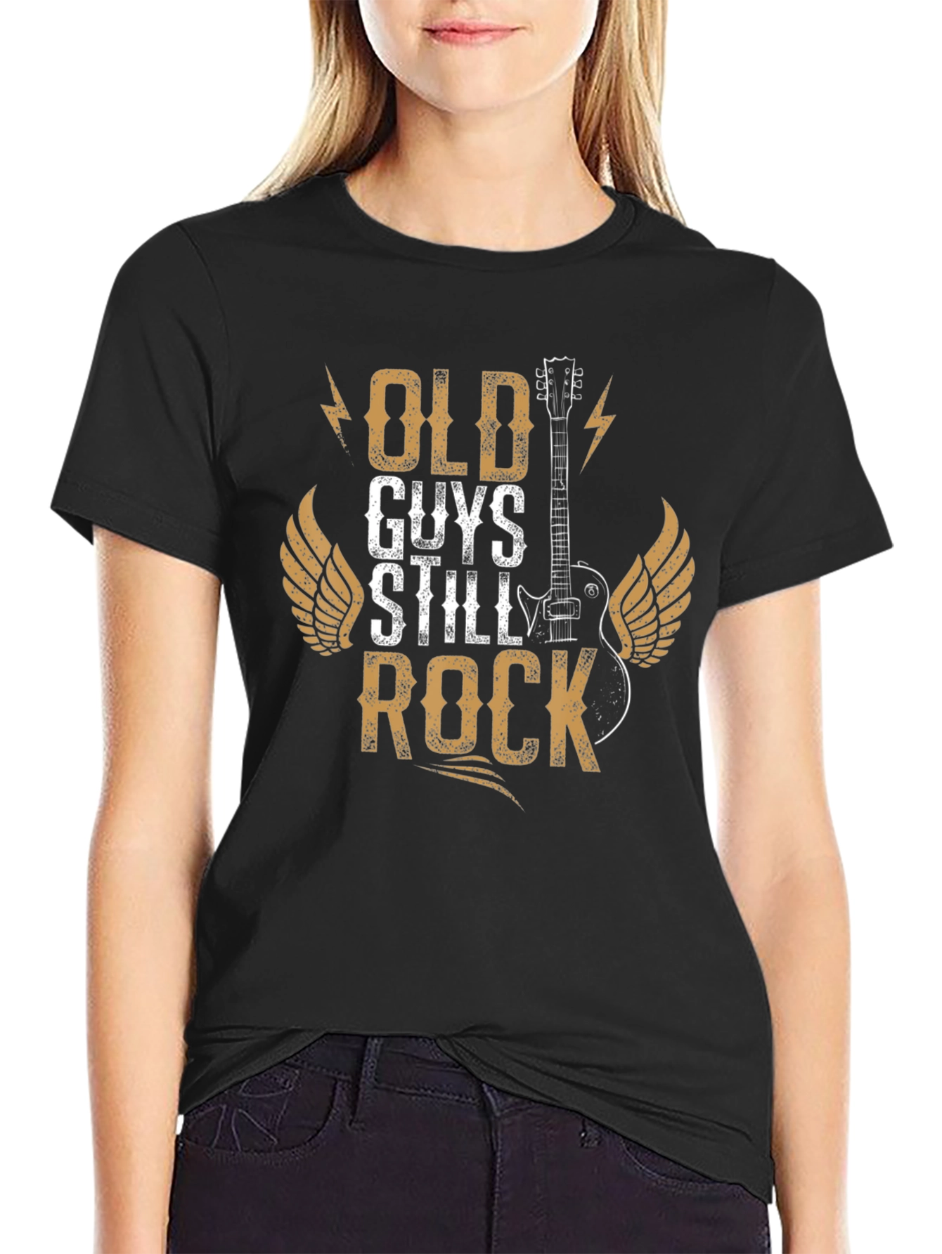 Old Guys Still Rock Graphic Tee Shirt