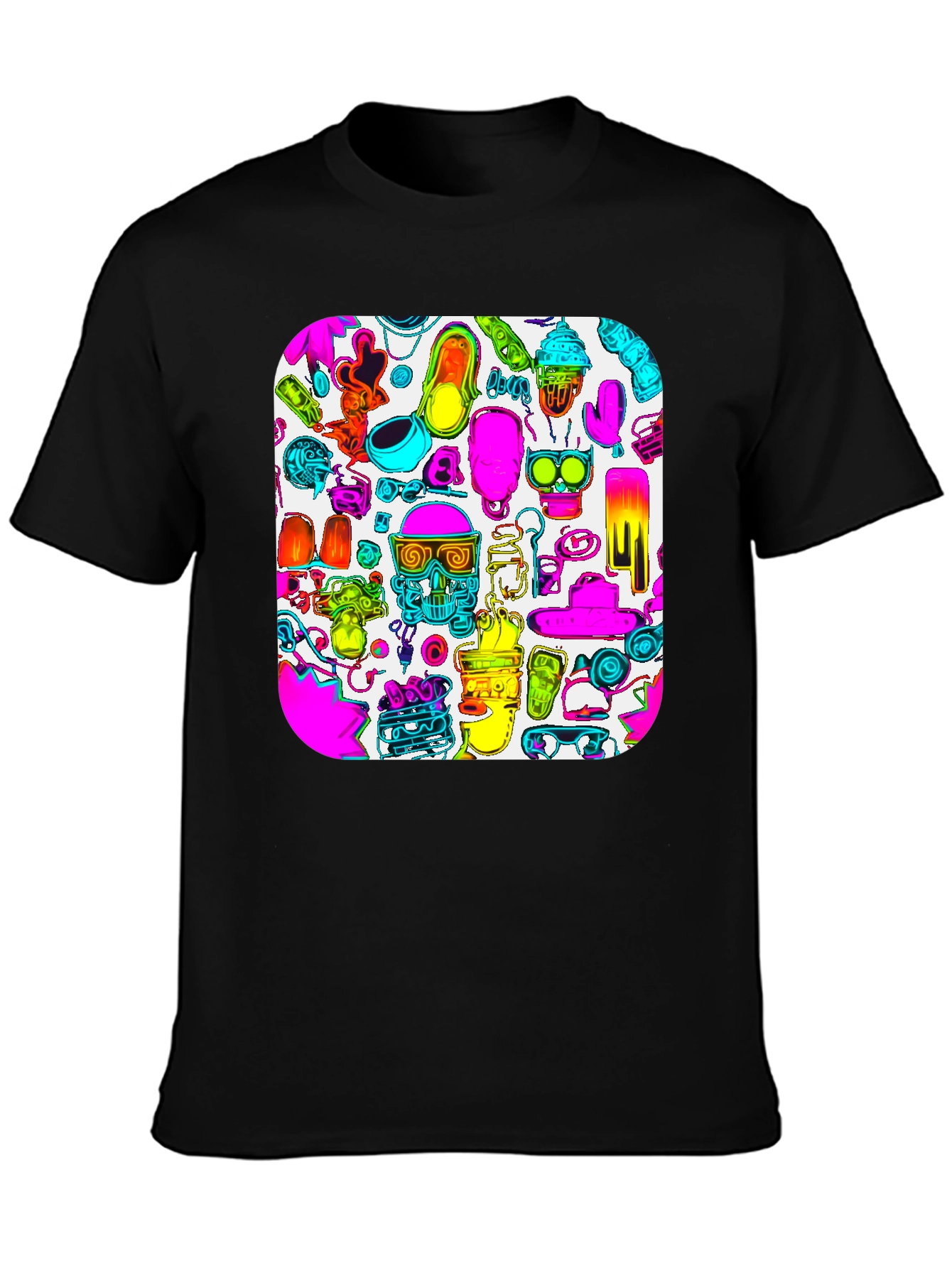 Vibrant Graphic Print T-Shirt