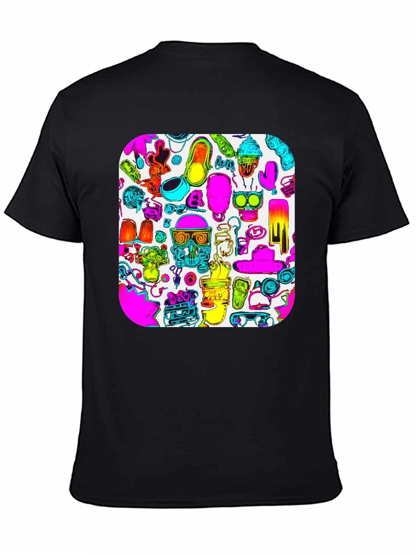 Vibrant Graphic Print T-Shirt