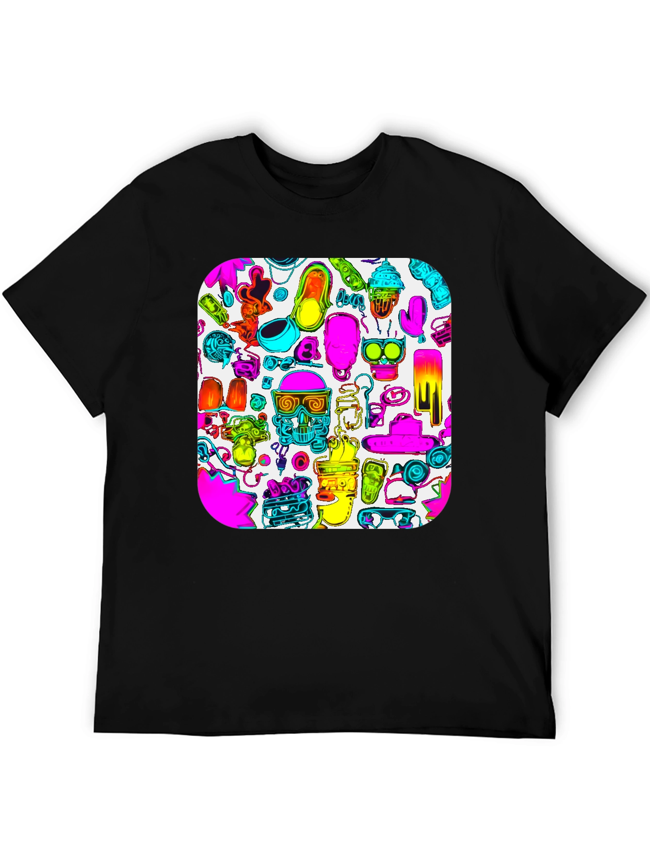 Vibrant Graphic Print T-Shirt
