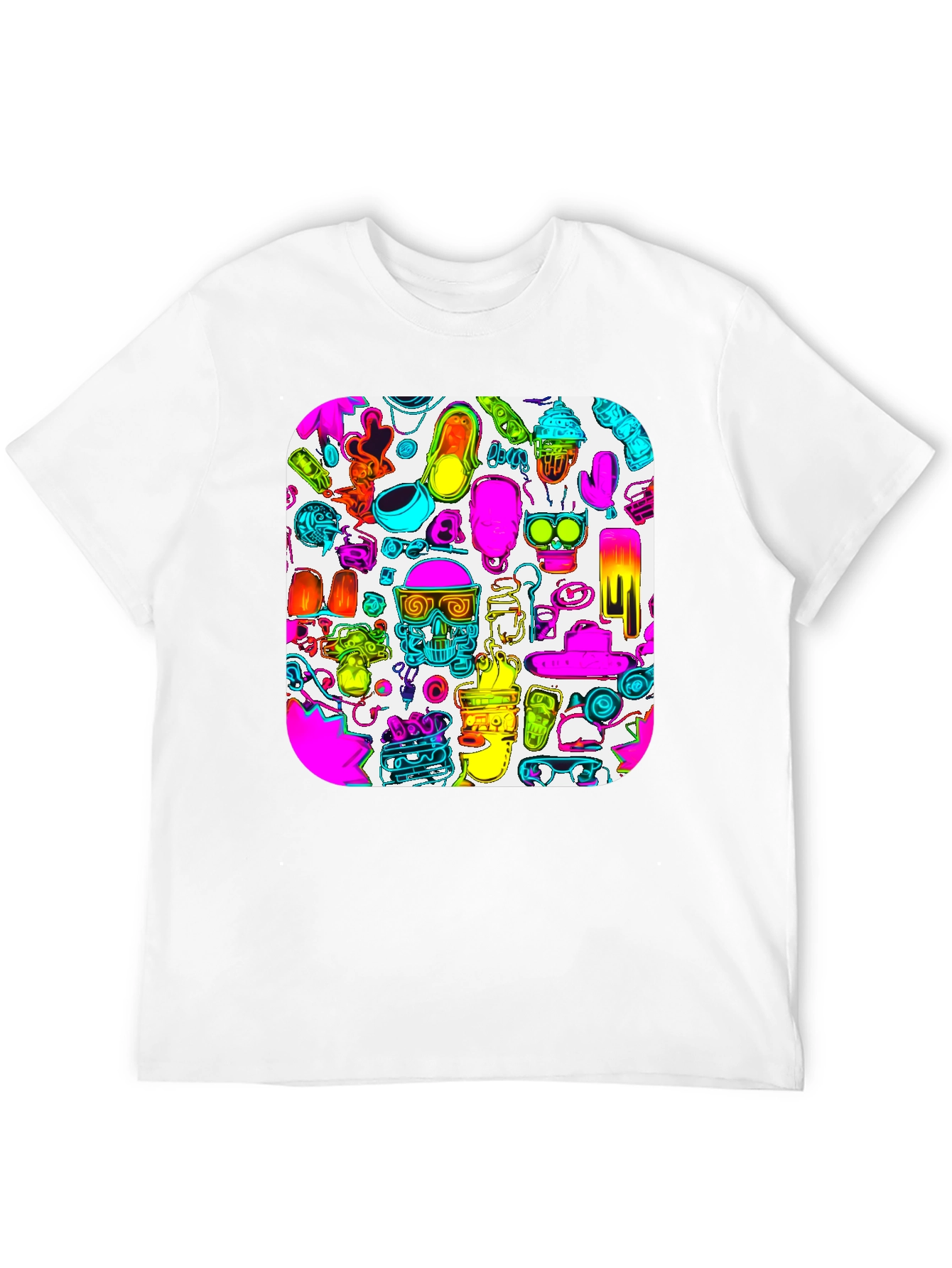 Vibrant Graphic Print T-Shirt