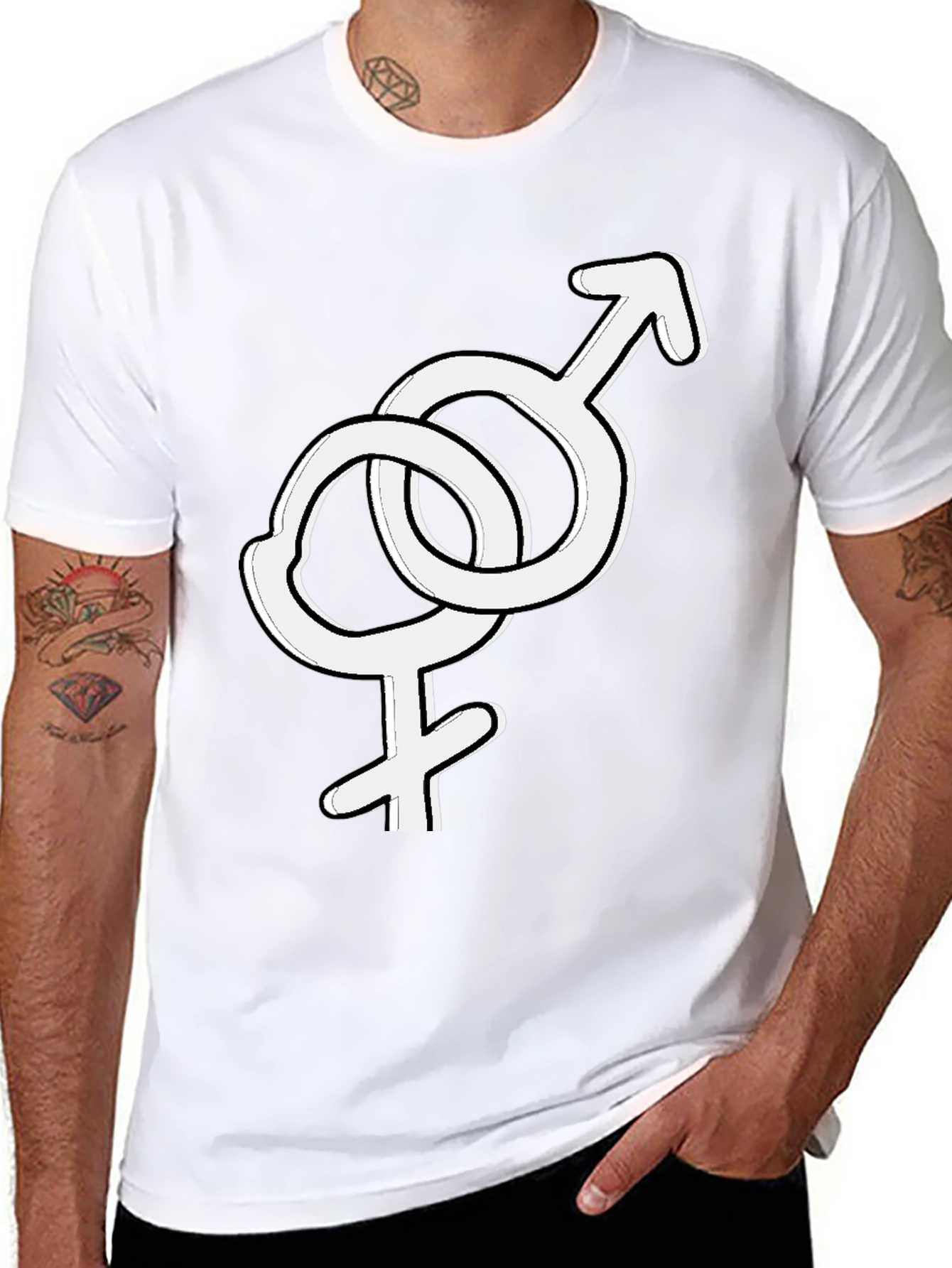Gender Symbol Graphic Tee
