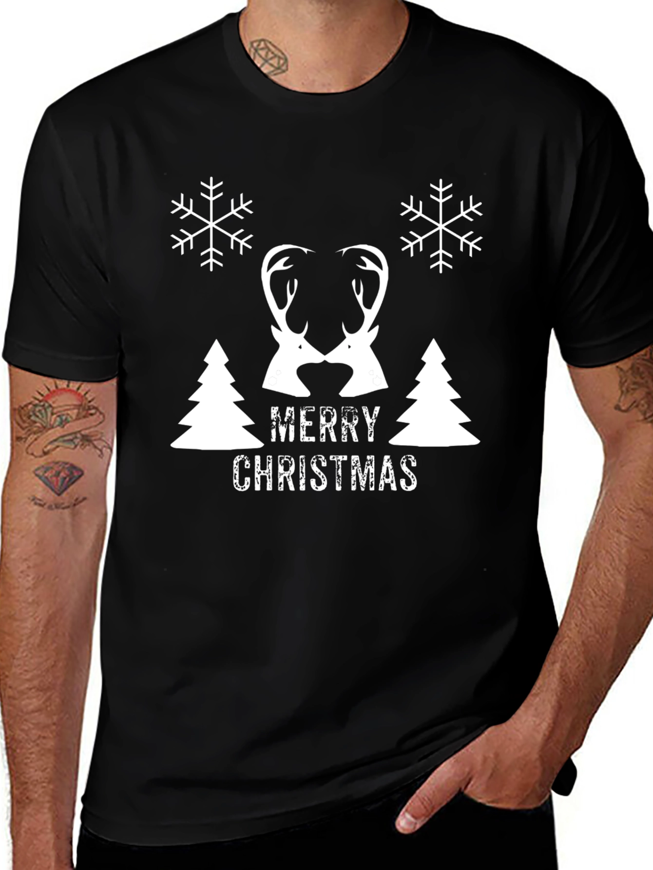 Merry Christmas Reindeer T-Shirt