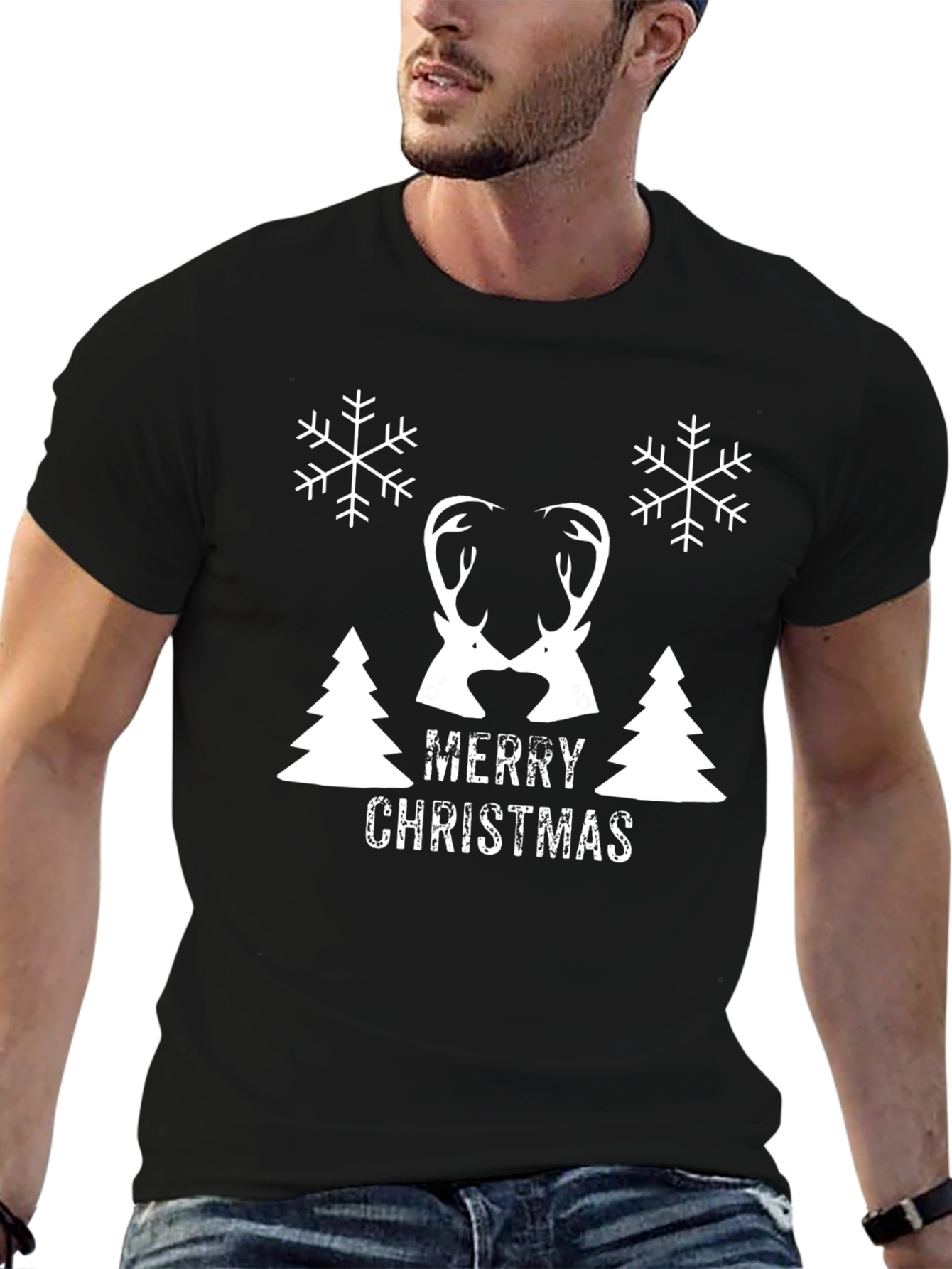 Merry Christmas Reindeer T-Shirt