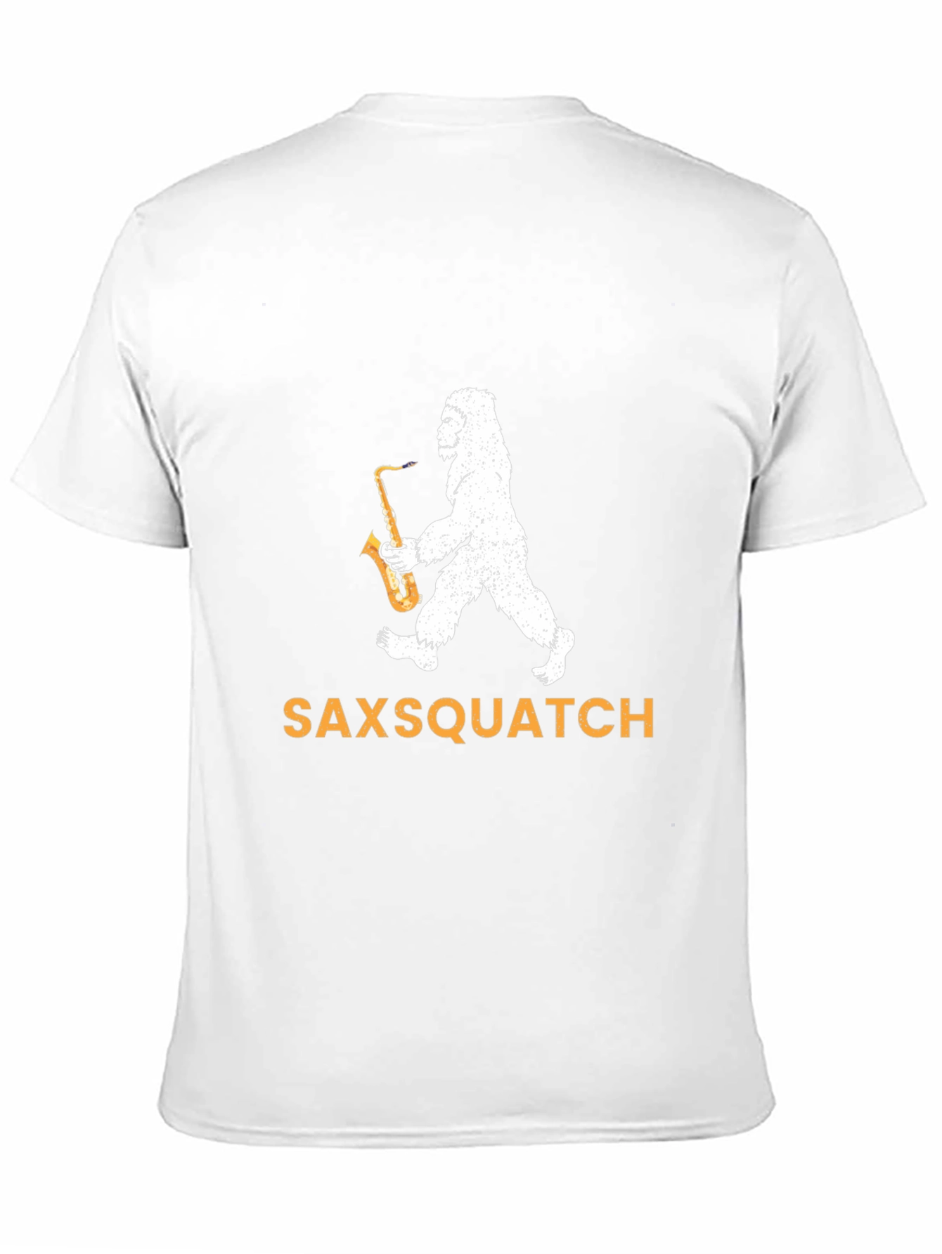 Saxsquatch Graphic Tee - Bigfoot Saxophone T-Shirt