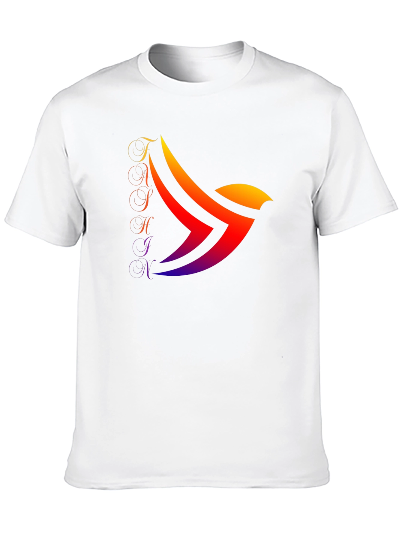 TATHINK Graphic Print Black T-Shirt