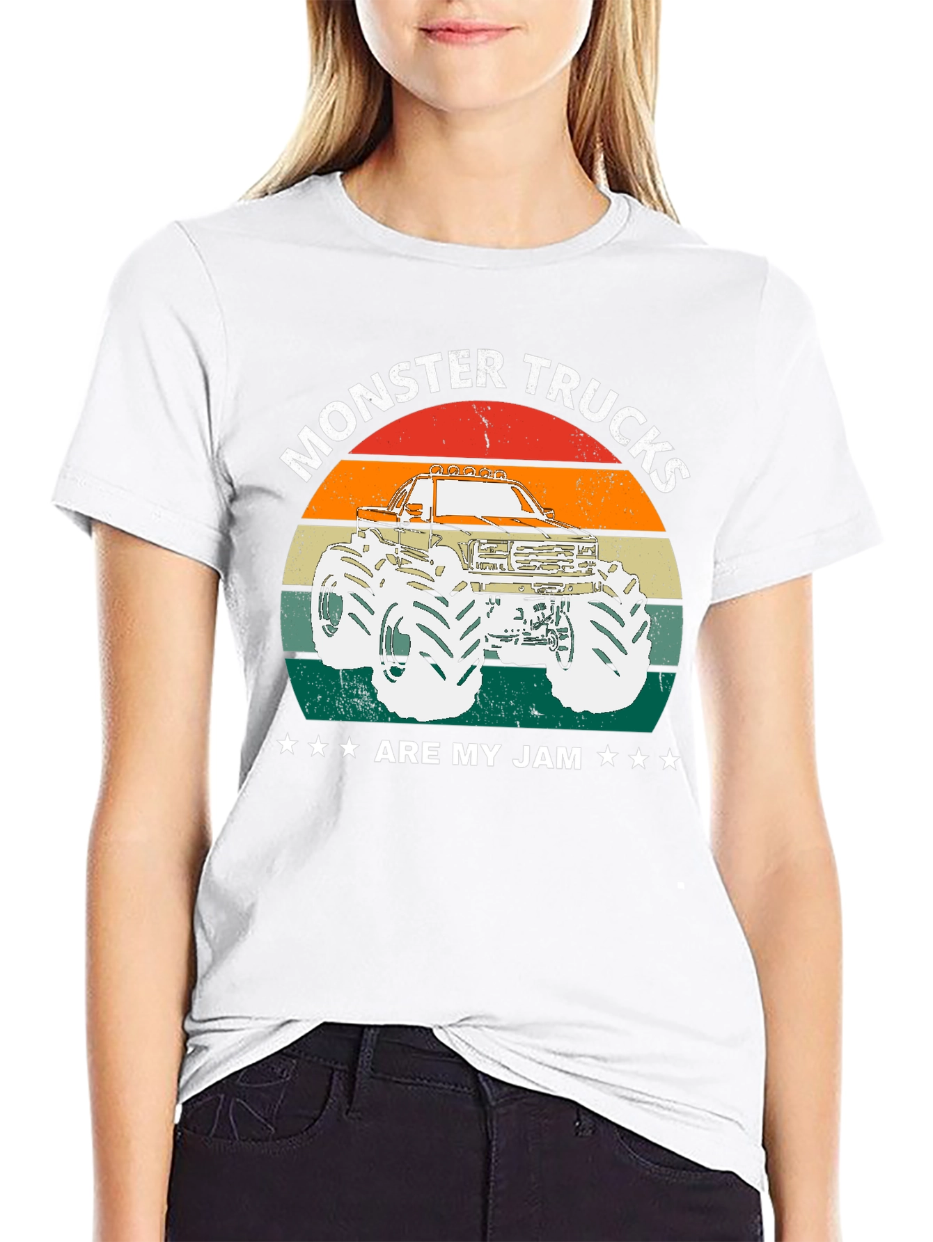 Monster Trucks Are My Jam Graphic Tee