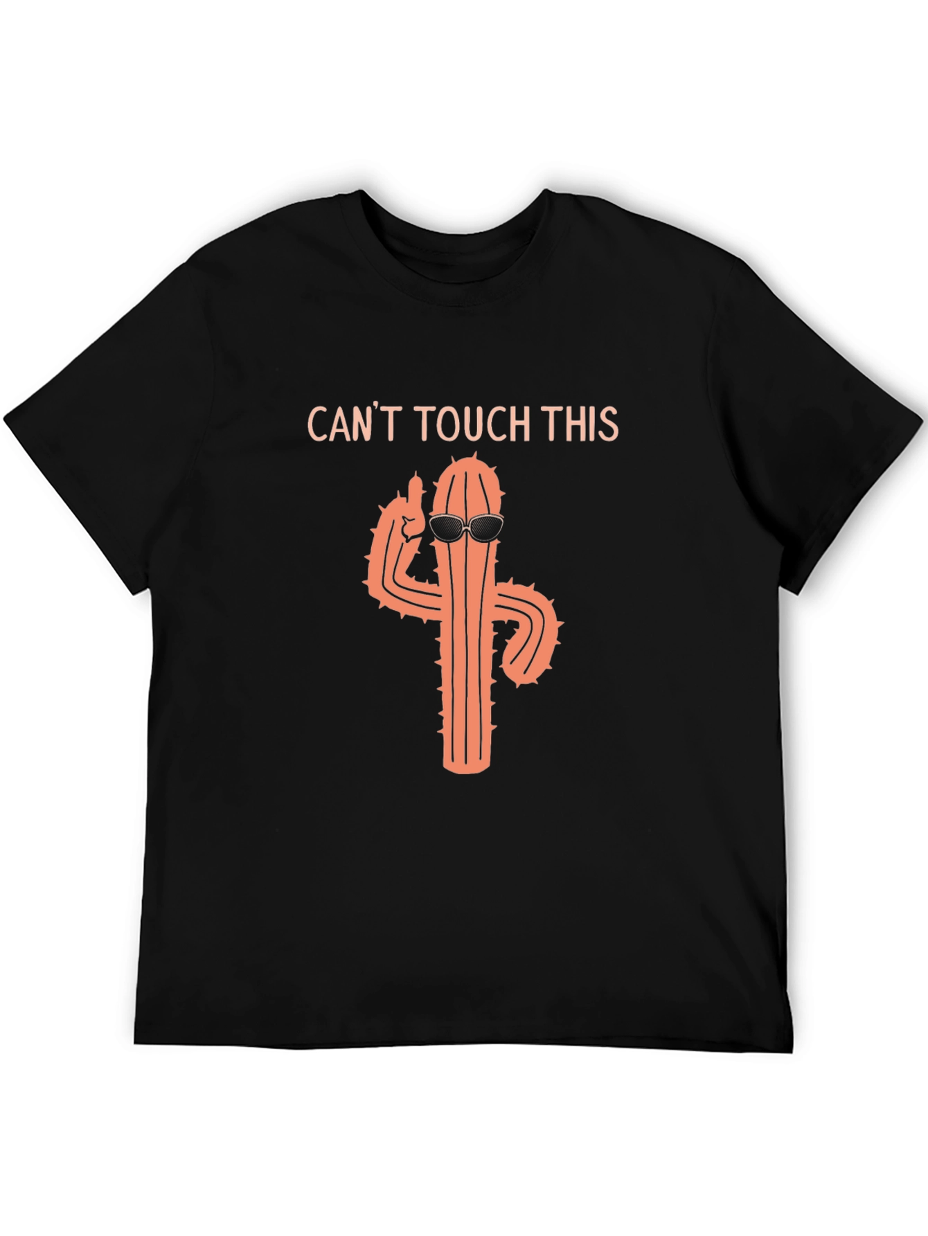 Funny Cactus Cant Touch This Graphic T-Shirt