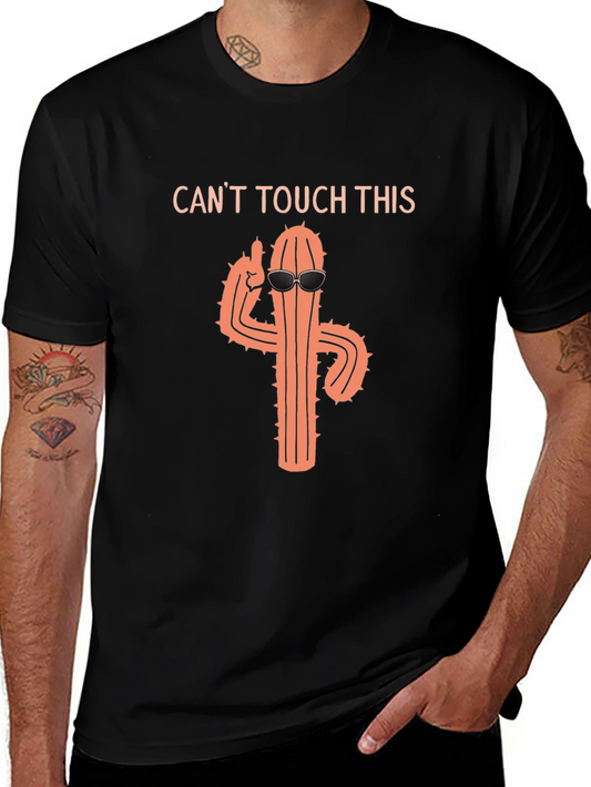 Funny Cactus Cant Touch This Graphic T-Shirt