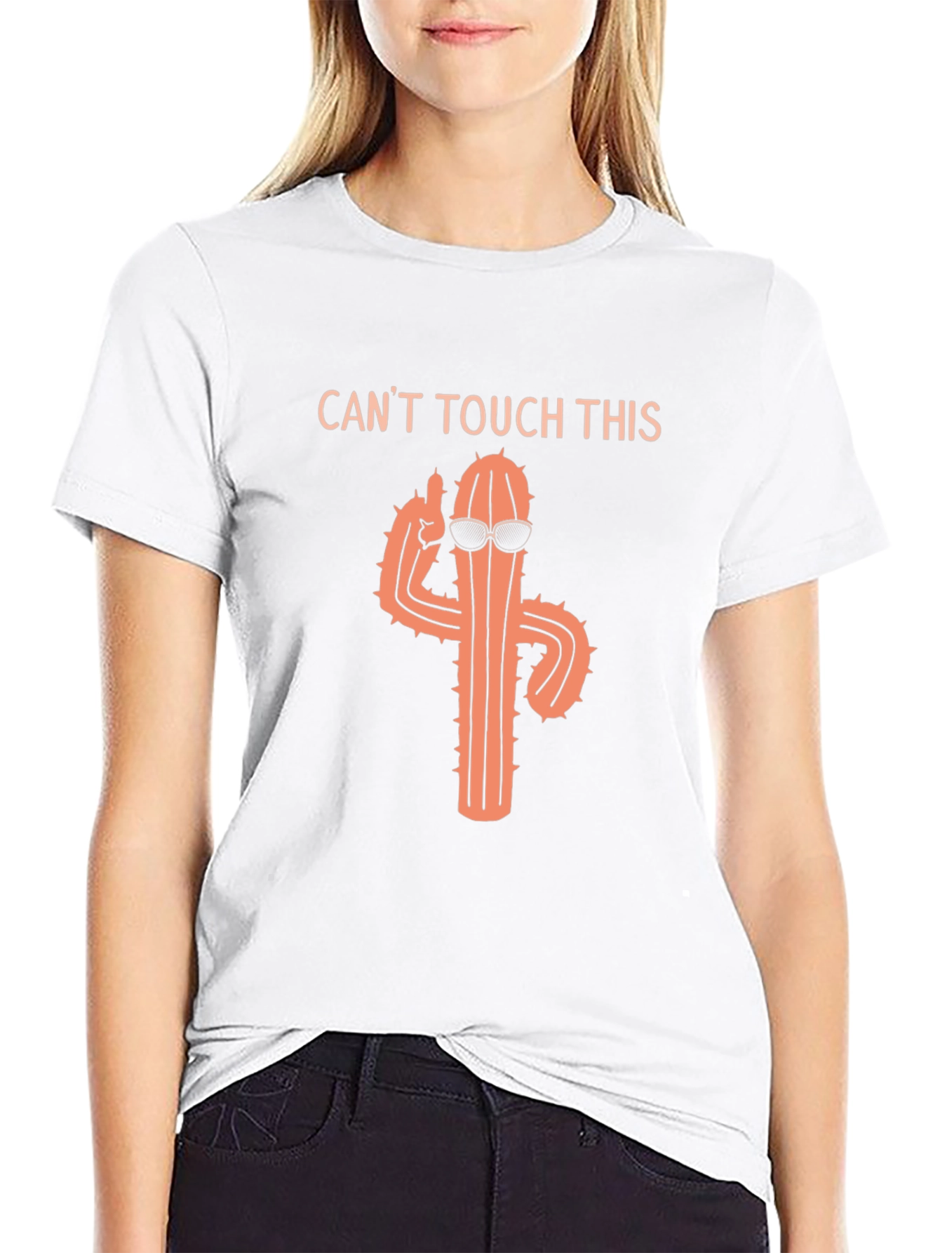 Funny Cactus Cant Touch This Graphic T-Shirt