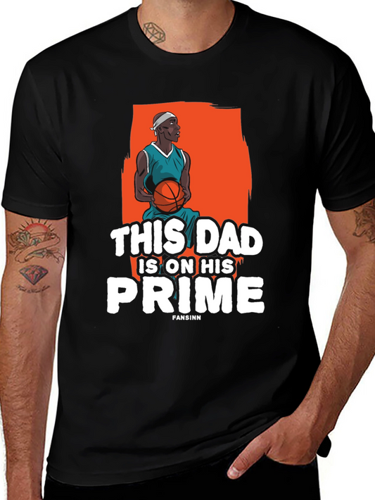 This Dad is on His Prime Basketball T-Shirt