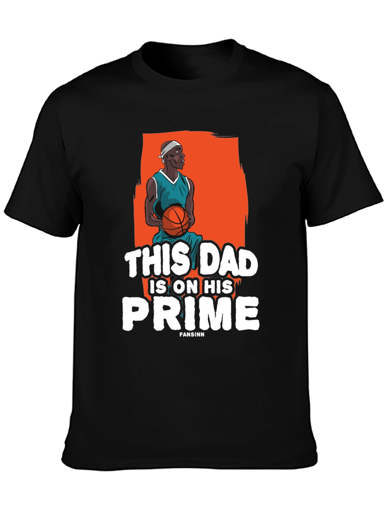 This Dad is on His Prime Basketball T-Shirt