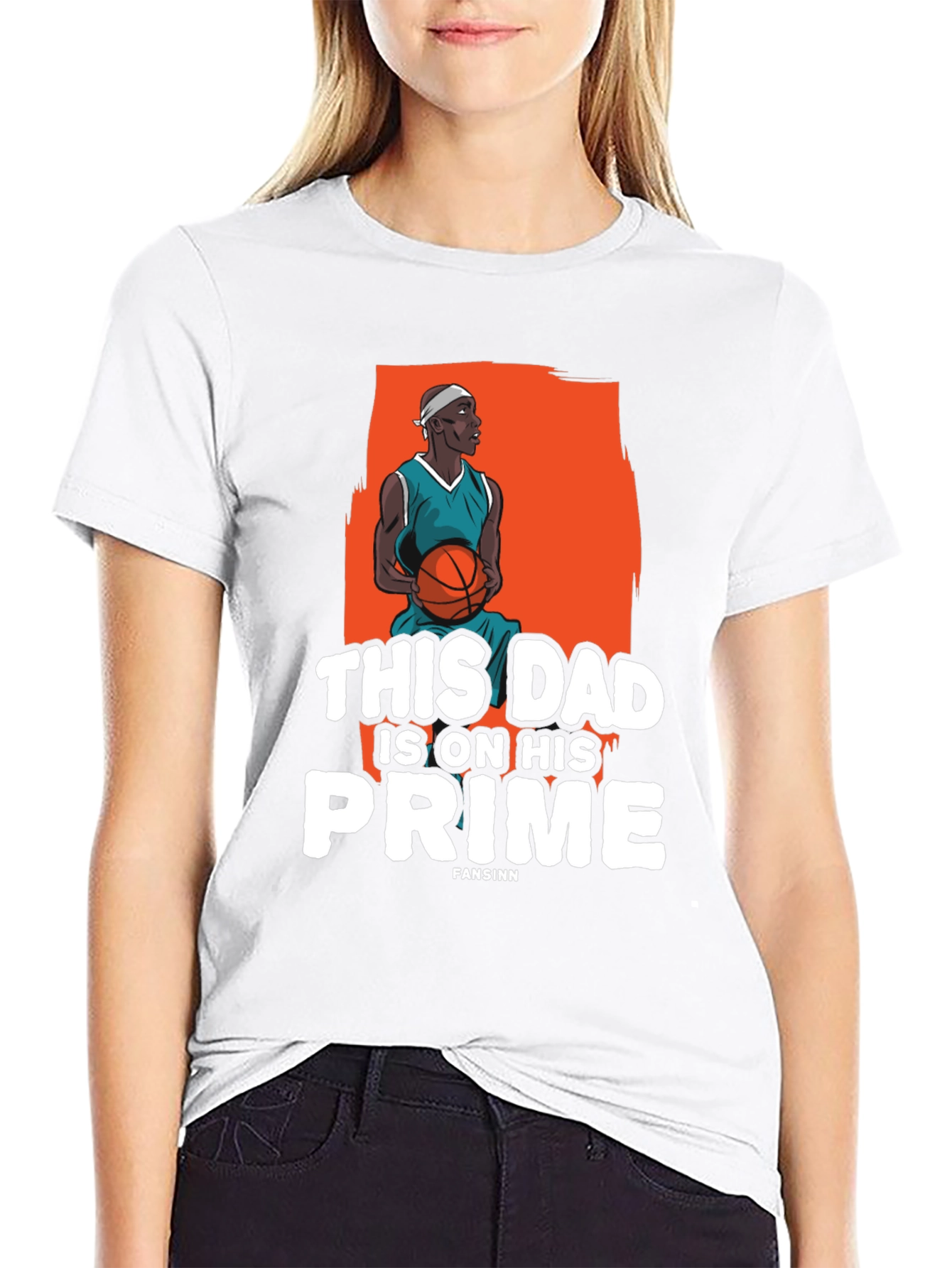 This Dad is on His Prime Basketball T-Shirt