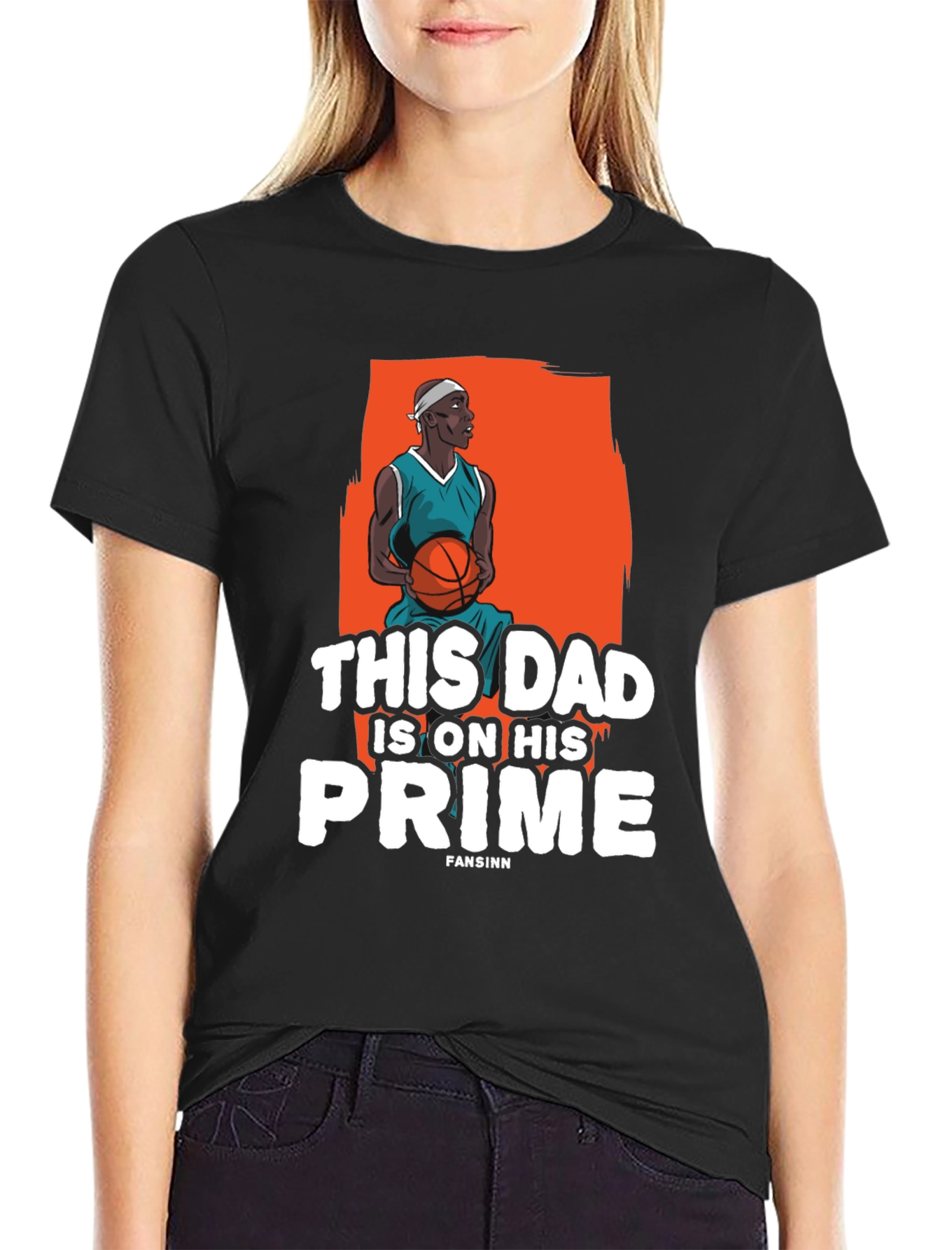 This Dad is on His Prime Basketball T-Shirt