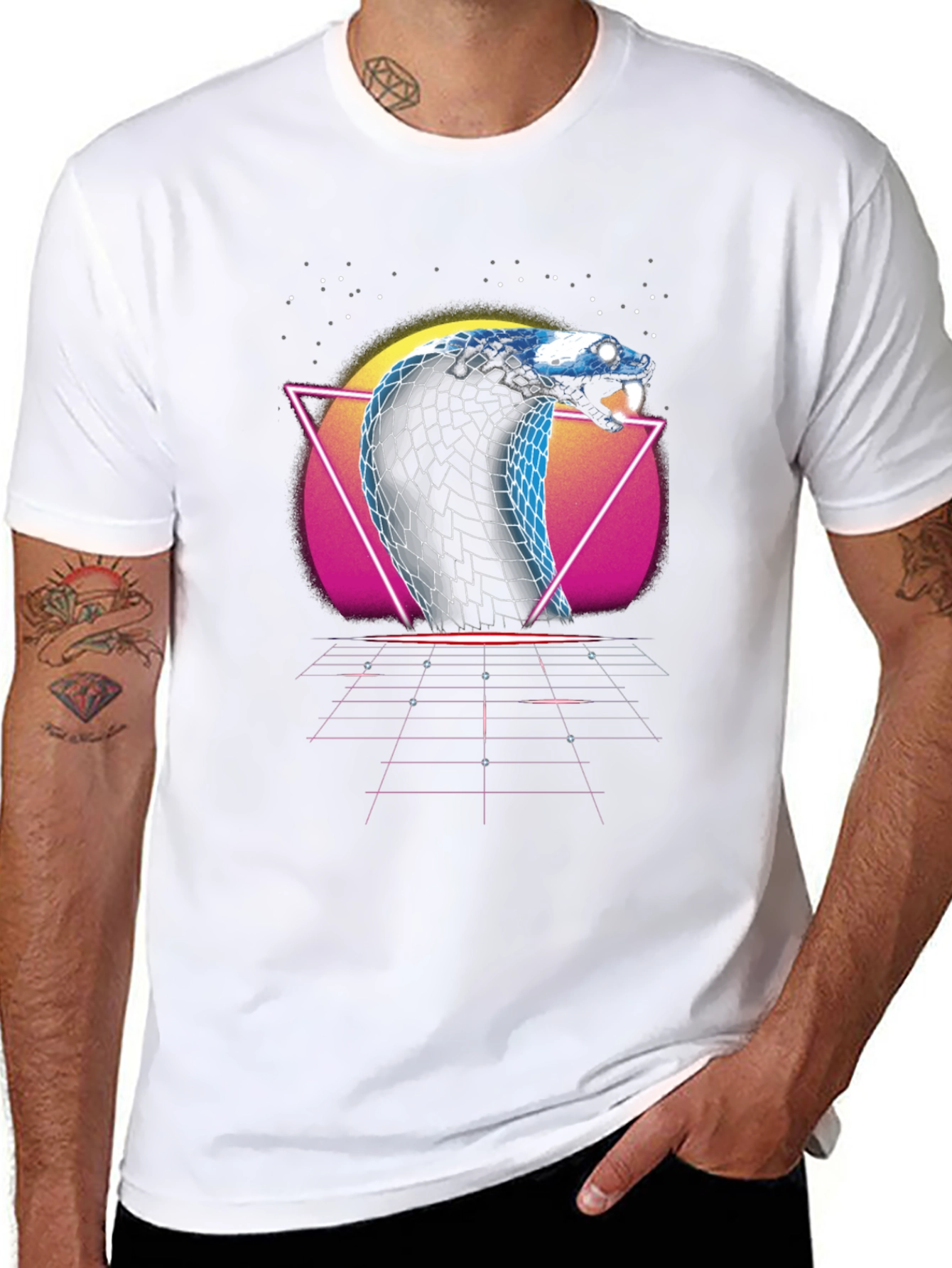 Retro Wave Cobra Graphic Tee