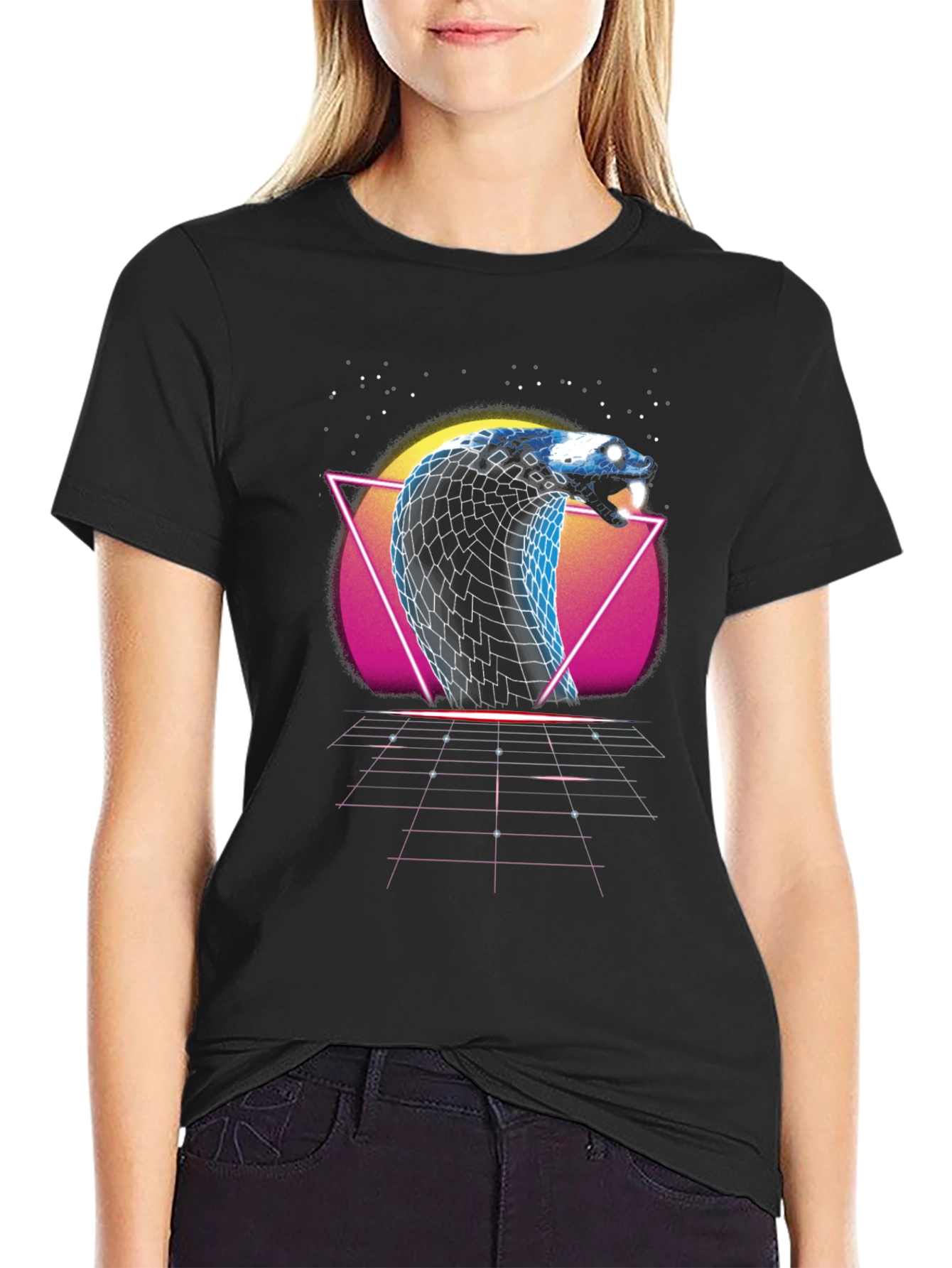 Retro Wave Cobra Graphic Tee