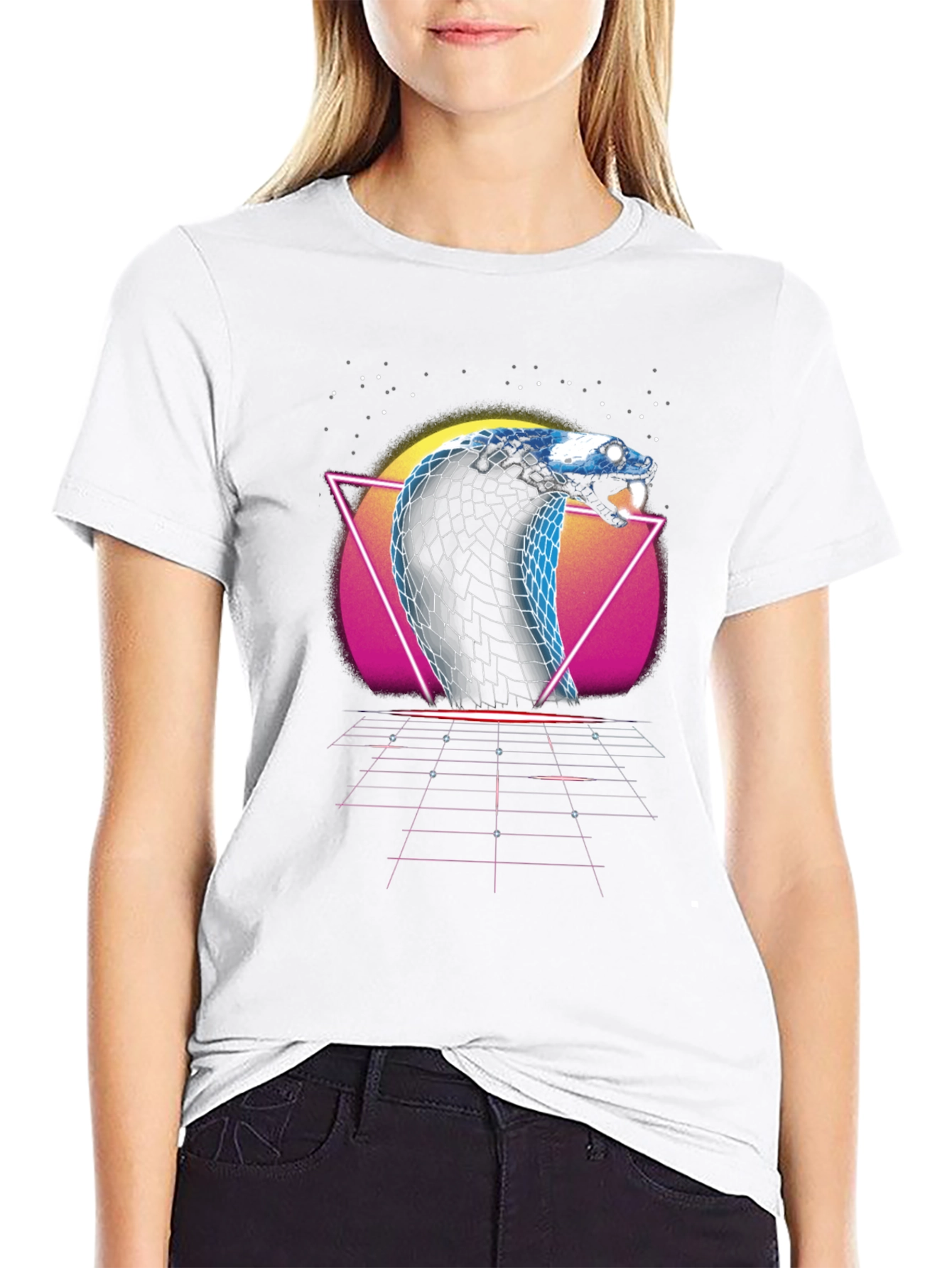 Retro Wave Cobra Graphic Tee