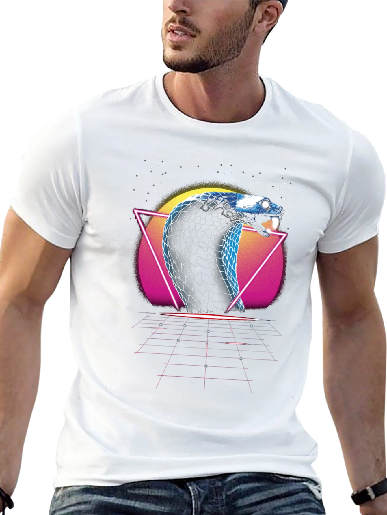 Retro Wave Cobra Graphic Tee