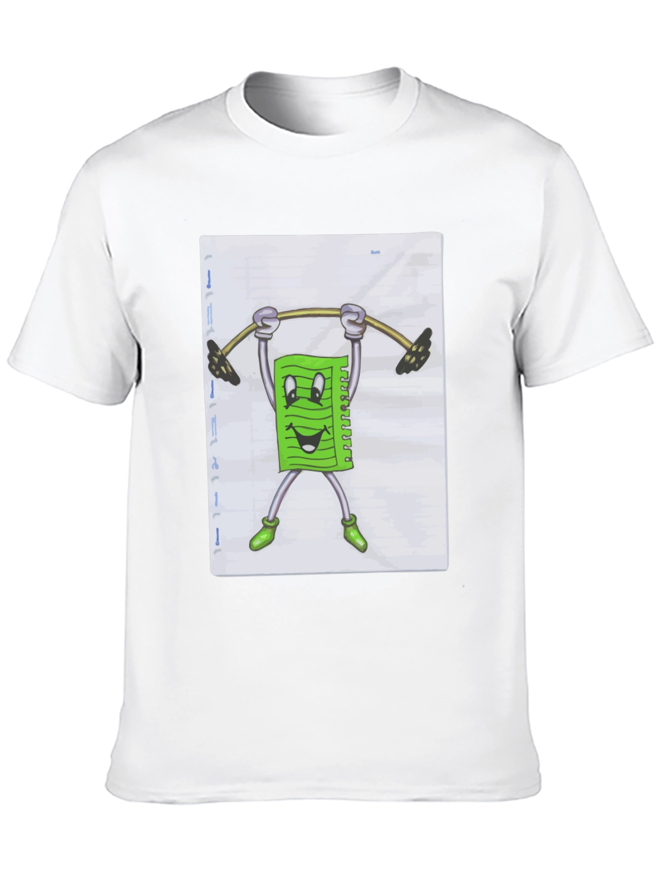 Funny Workout T-Shirt - Paper Lifting Weights