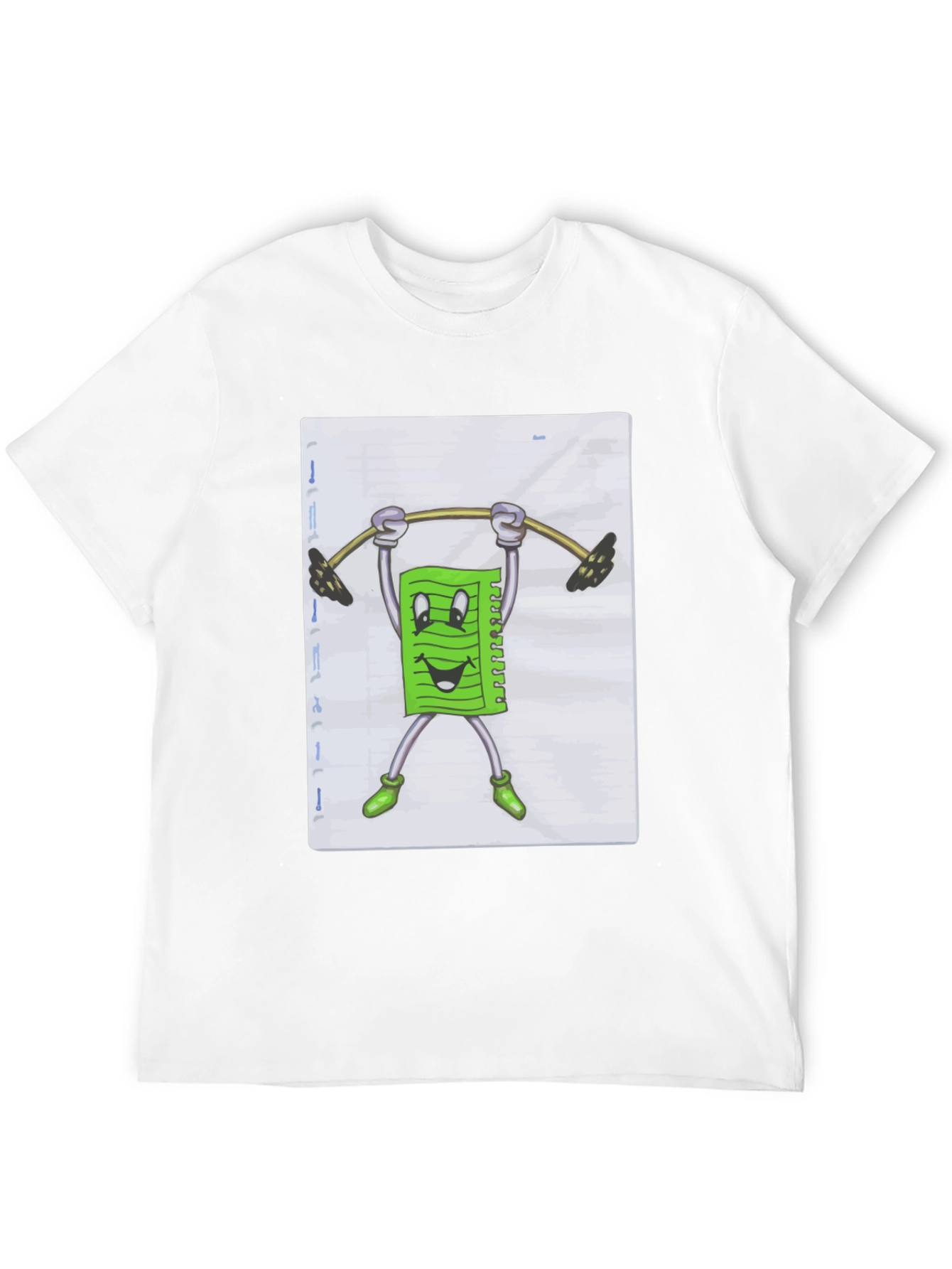 Funny Workout T-Shirt - Paper Lifting Weights