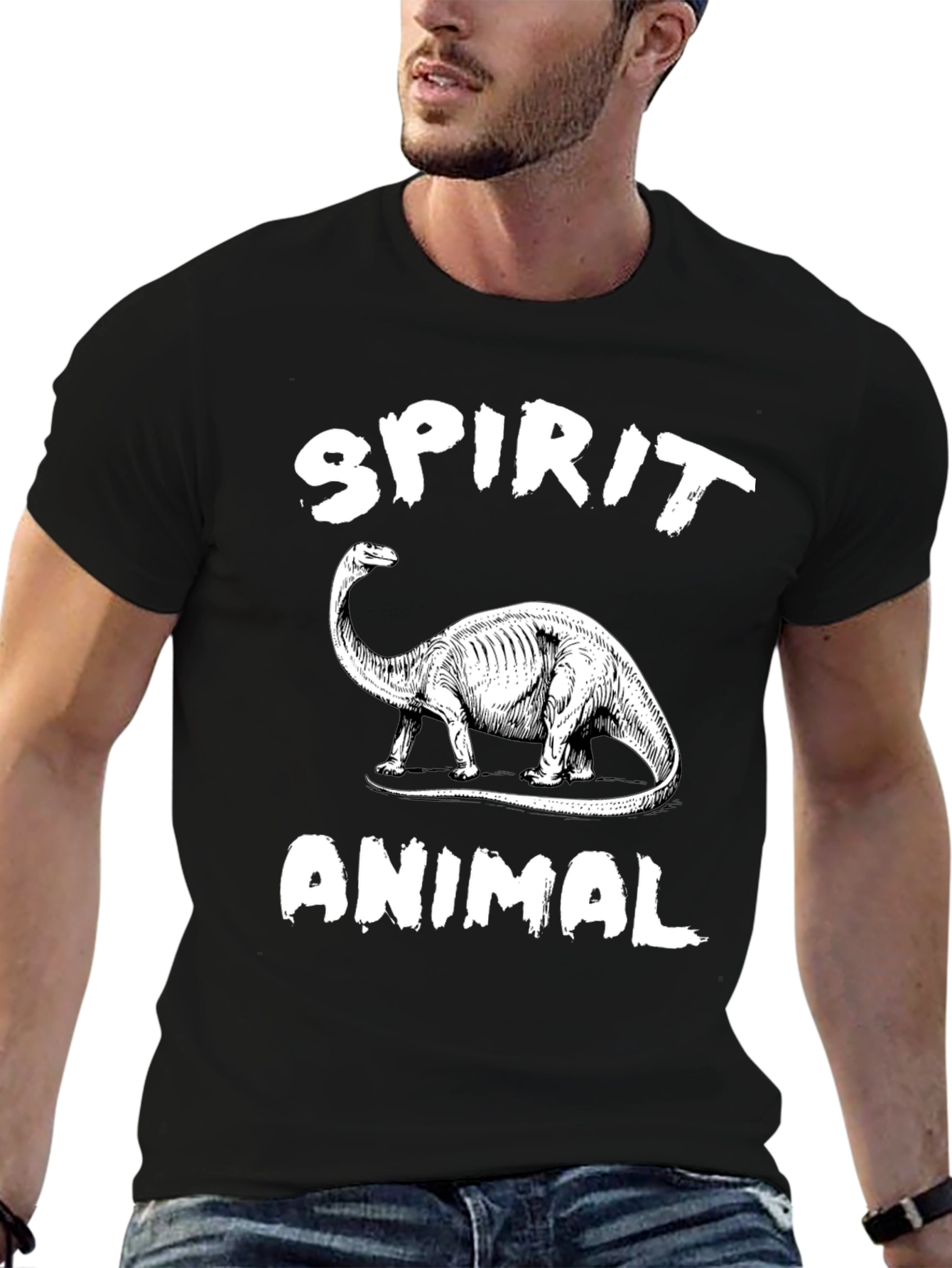 Dinosaur Spirit Animal Graphic T-Shirt