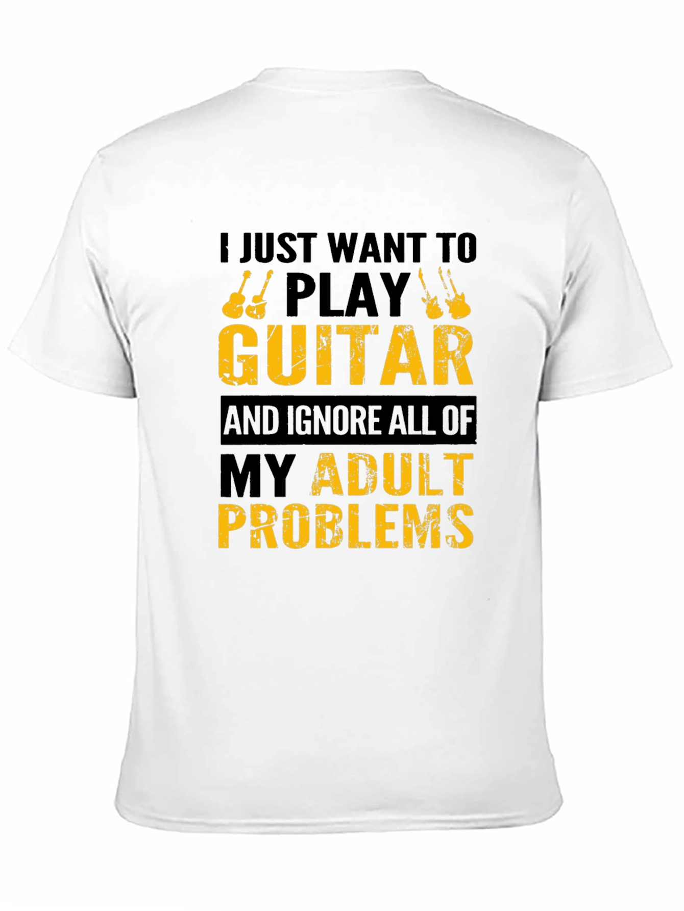 Guitar Player T-Shirt - Adulting Problems Tee